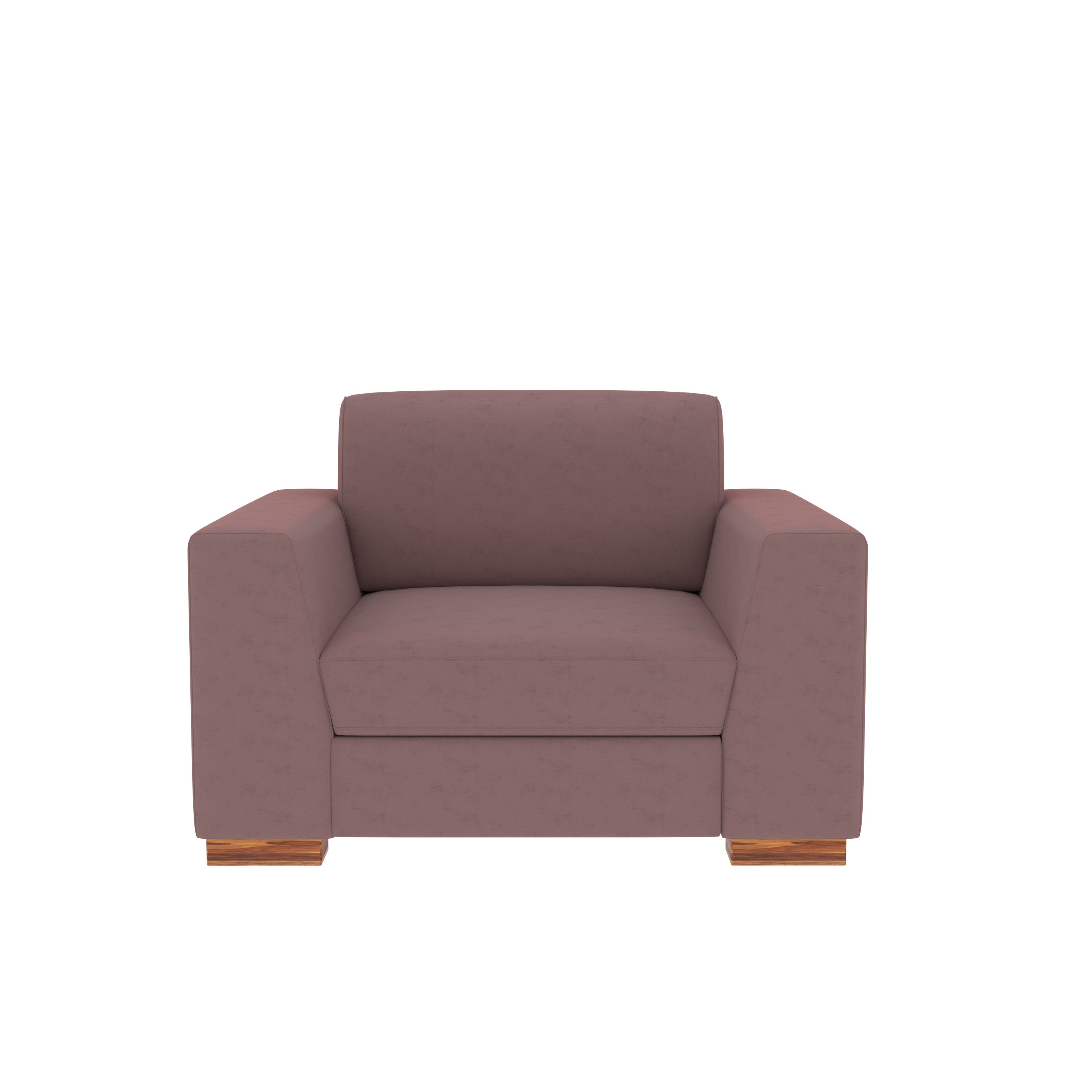 Indian Red Pastel Coloured Comfort 2+1 Seater Sofa + Center Table for Home Sofa