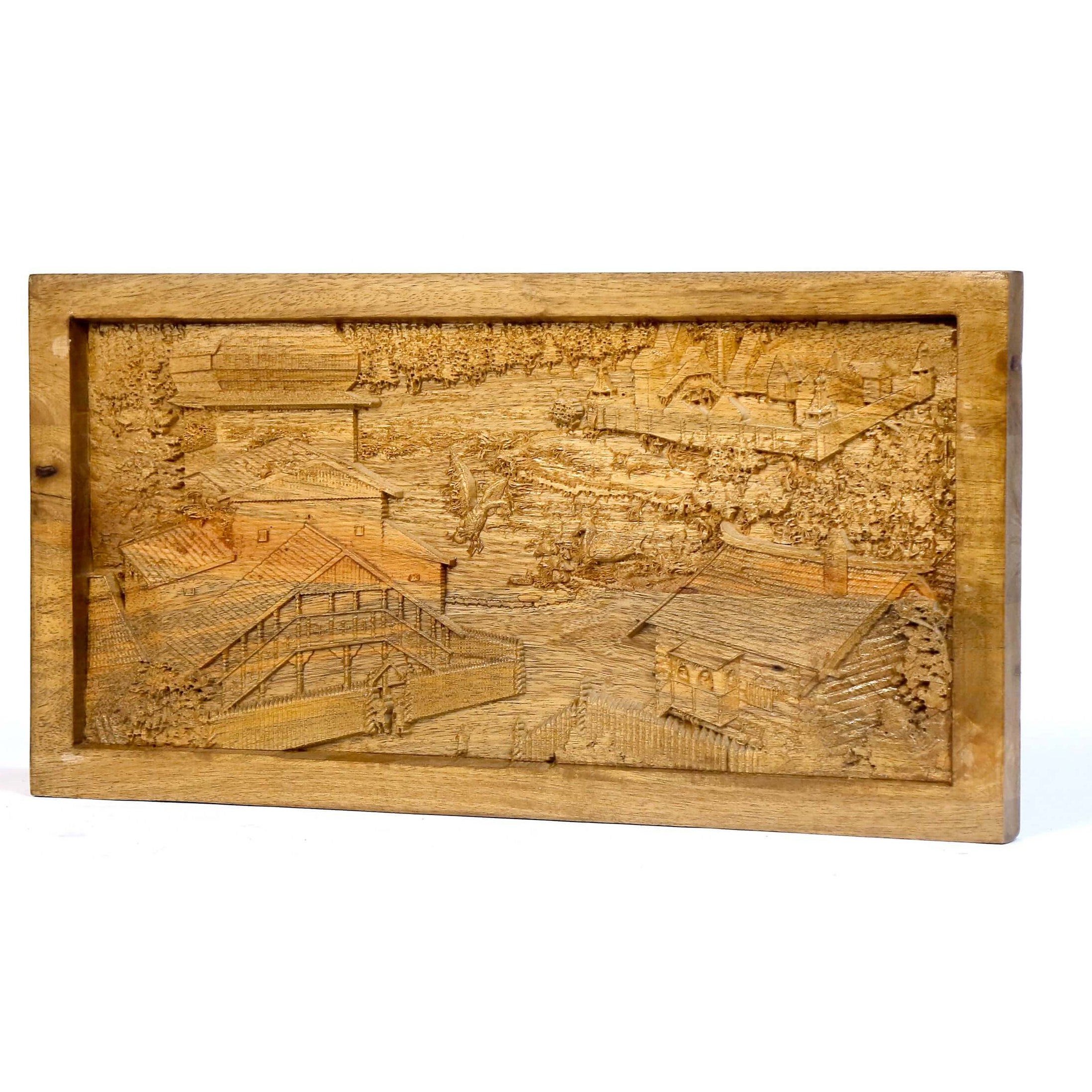 Hill City Wooden Frame Artwork Wall Decor