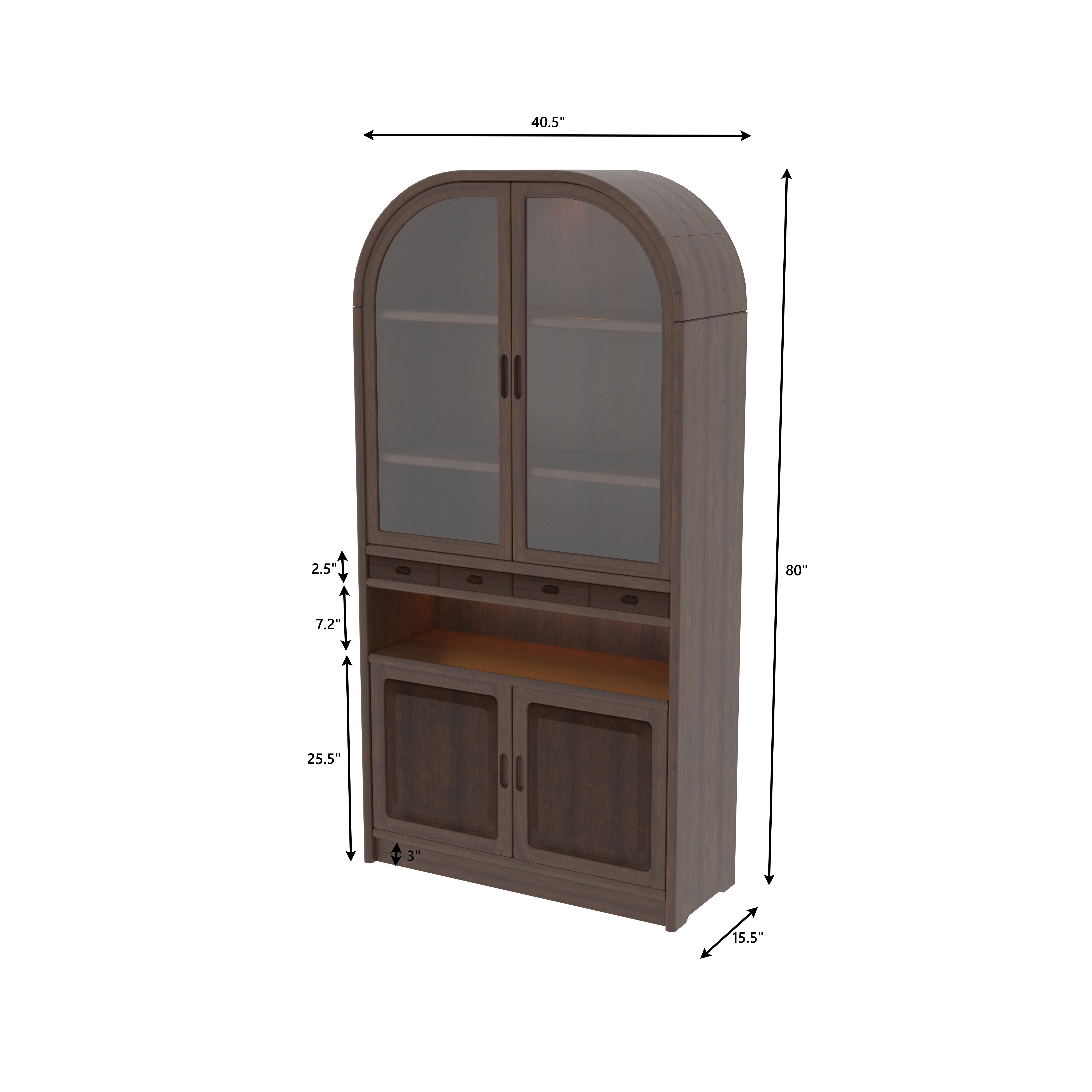 Grand Arched Wardrobe | European Luxury Display & Storage Wardrobe