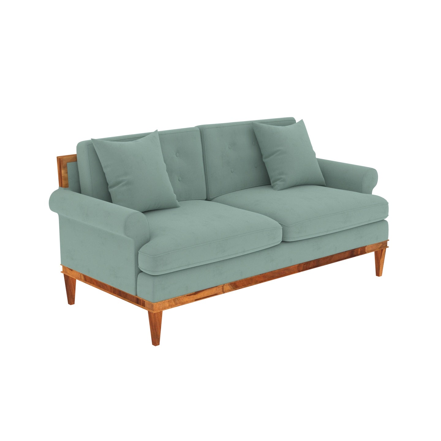 Antique Ocean Shaded Premium 2 Seater Sofa Sofa