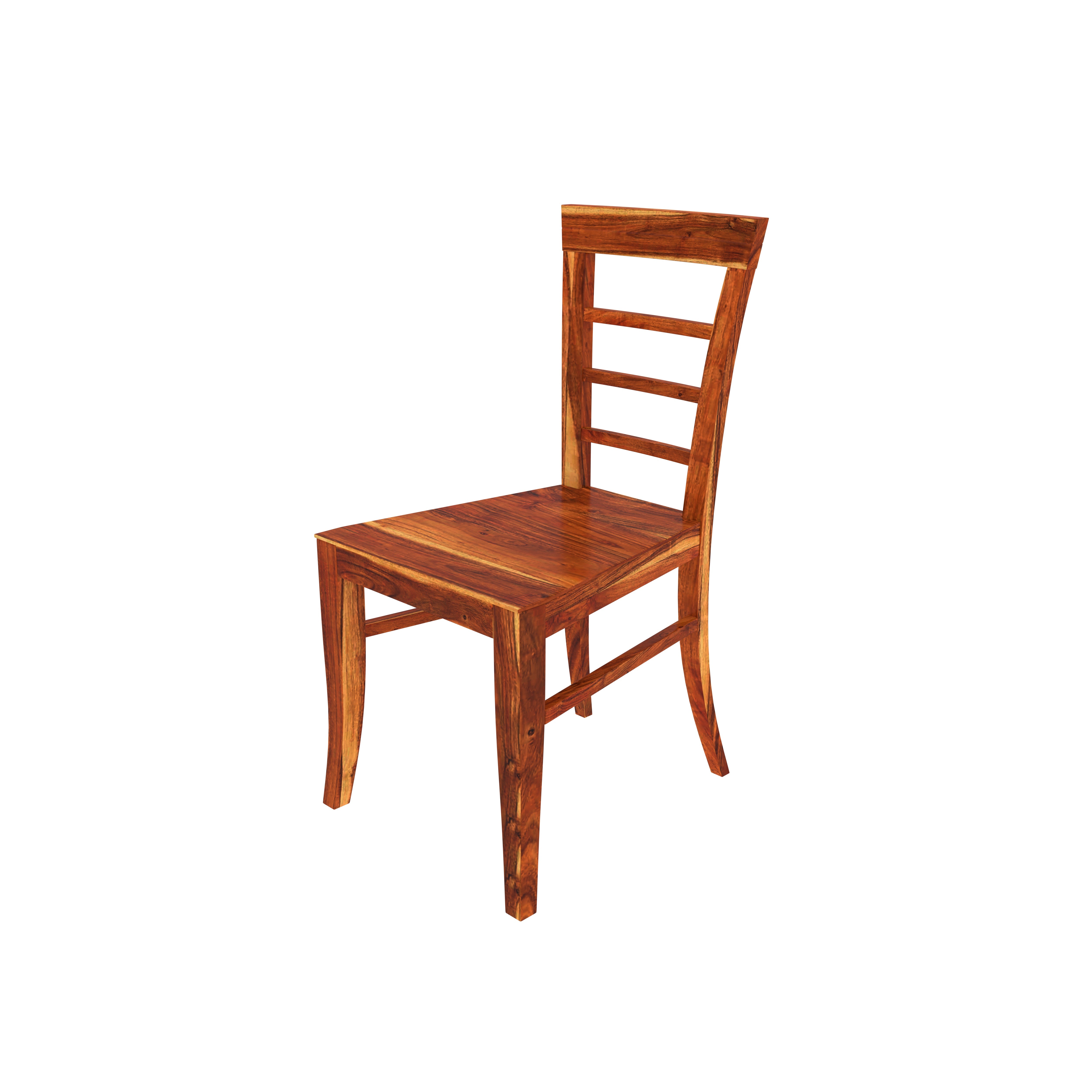 Elegant 4-Seater Wooden Dining Table Set – Natural Finish Dining Set