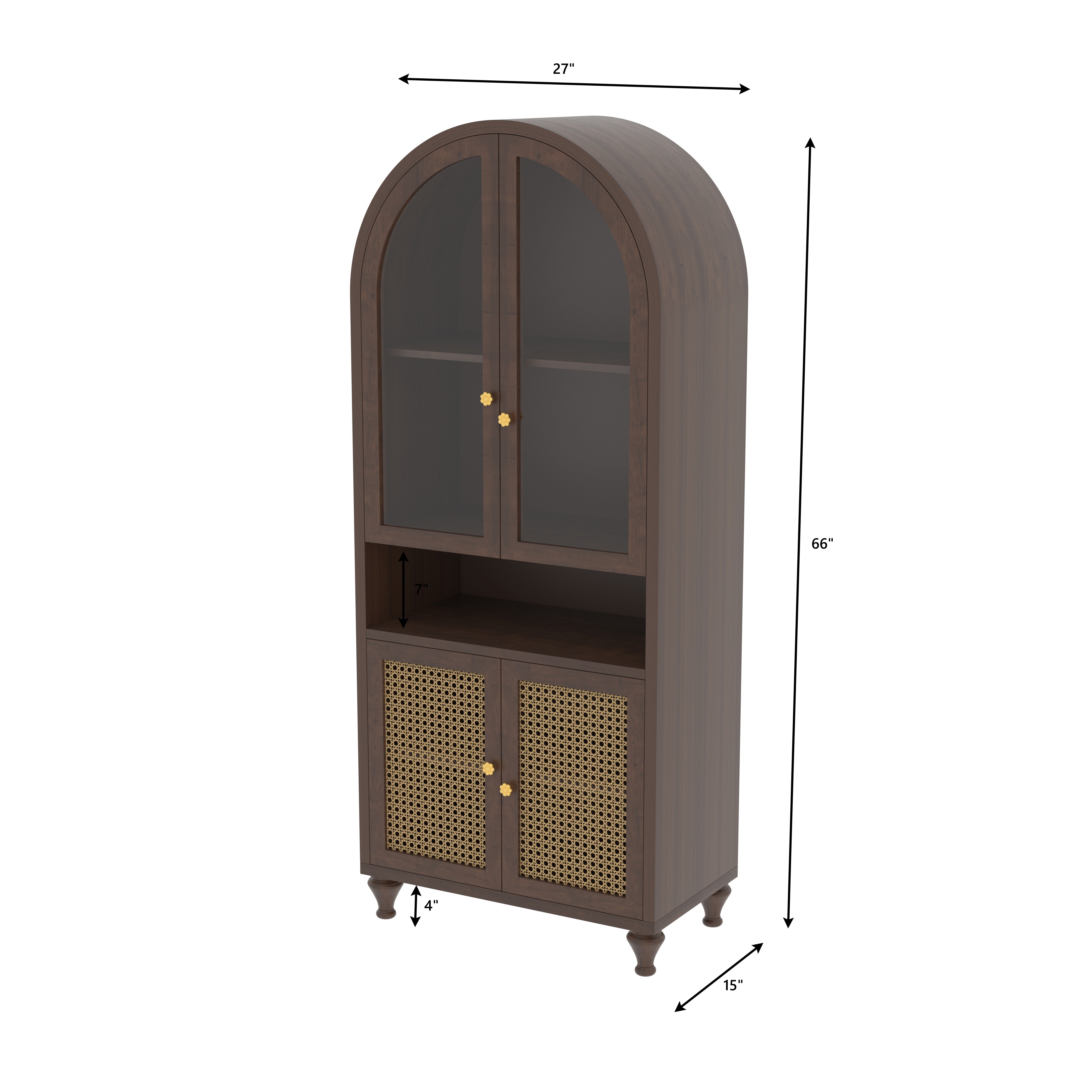 Majestic Carved Wardrobe - Indian Heritage Furniture Wardrobe