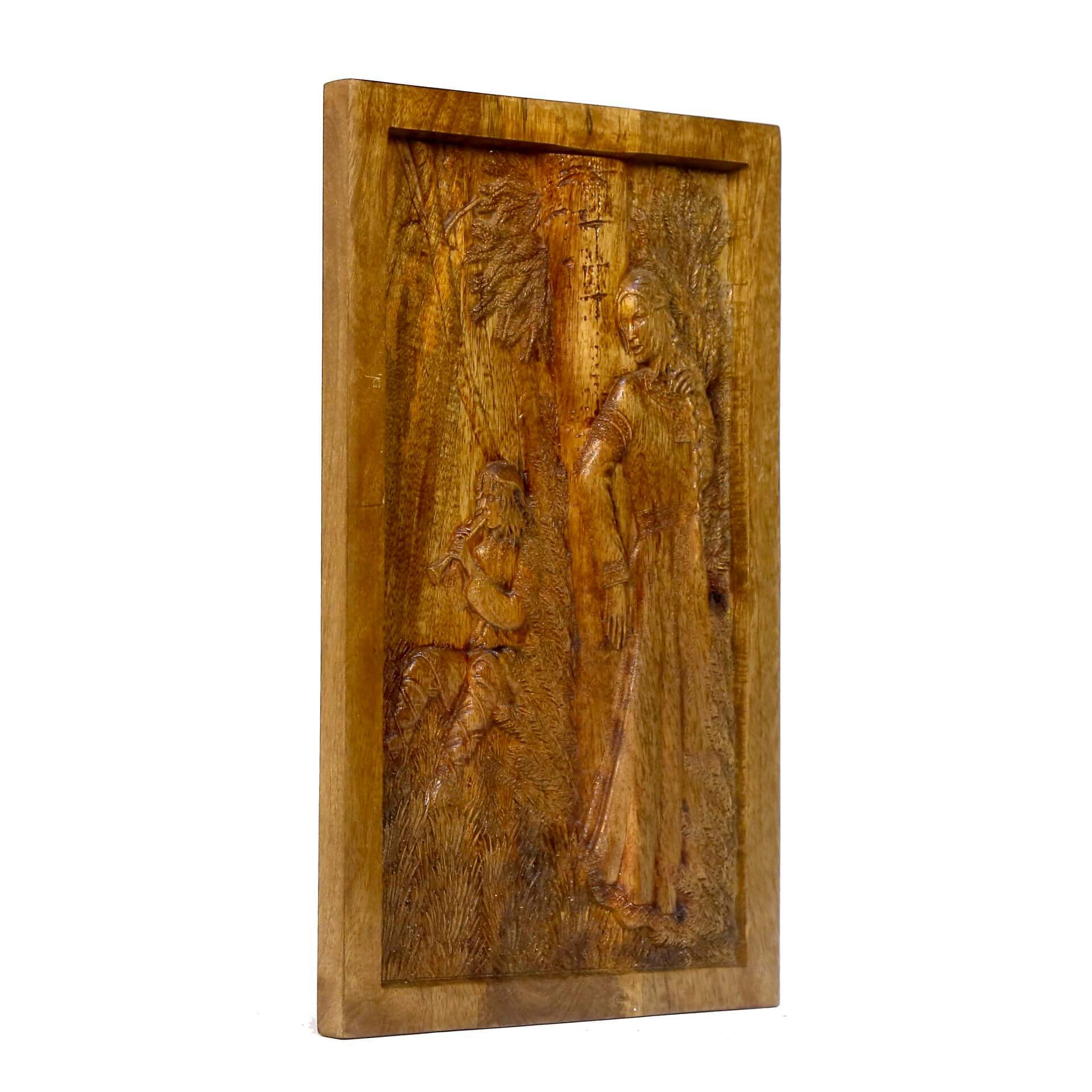 Hide and Seek Wooden Frame Artwork Wall Decor