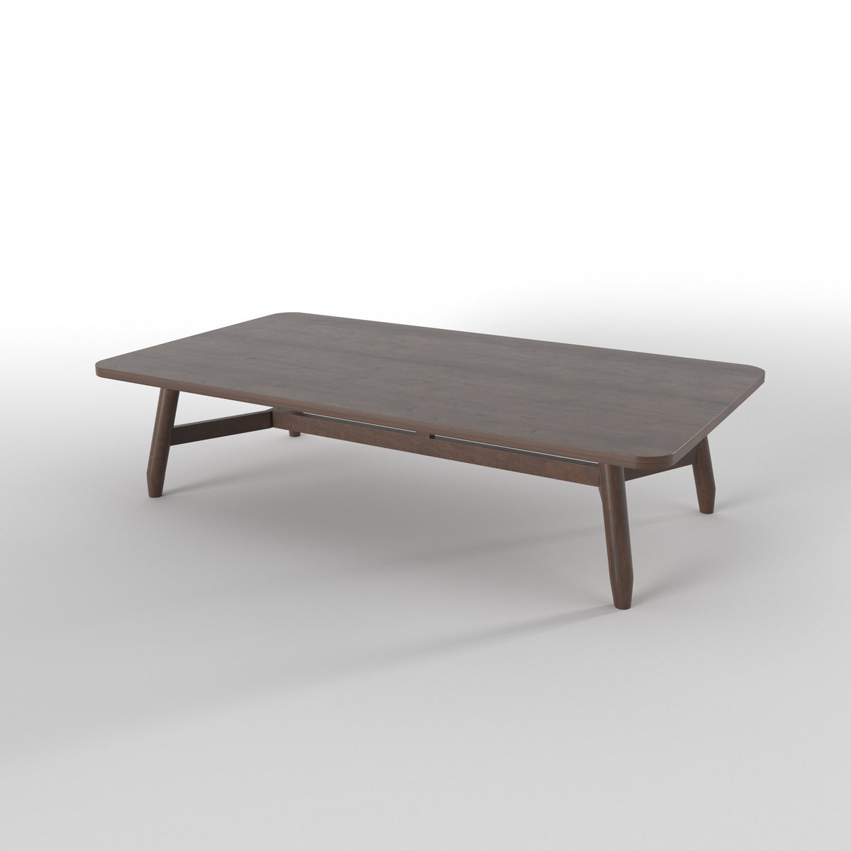 Elongated Dining Table with Rounded Backrest Chairs Japanese Dining Set