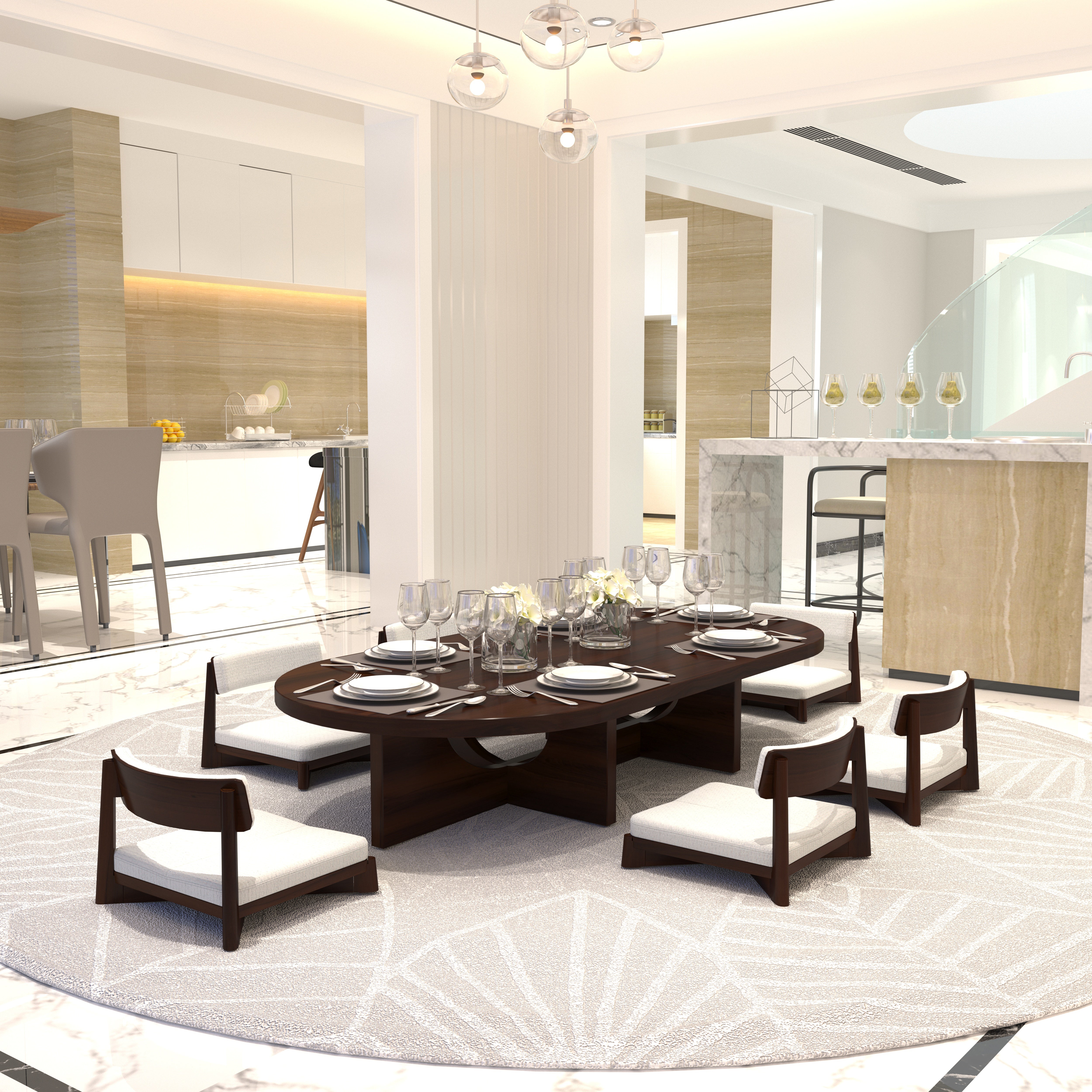 Shōji Style Dining Set Japanese Dining Set