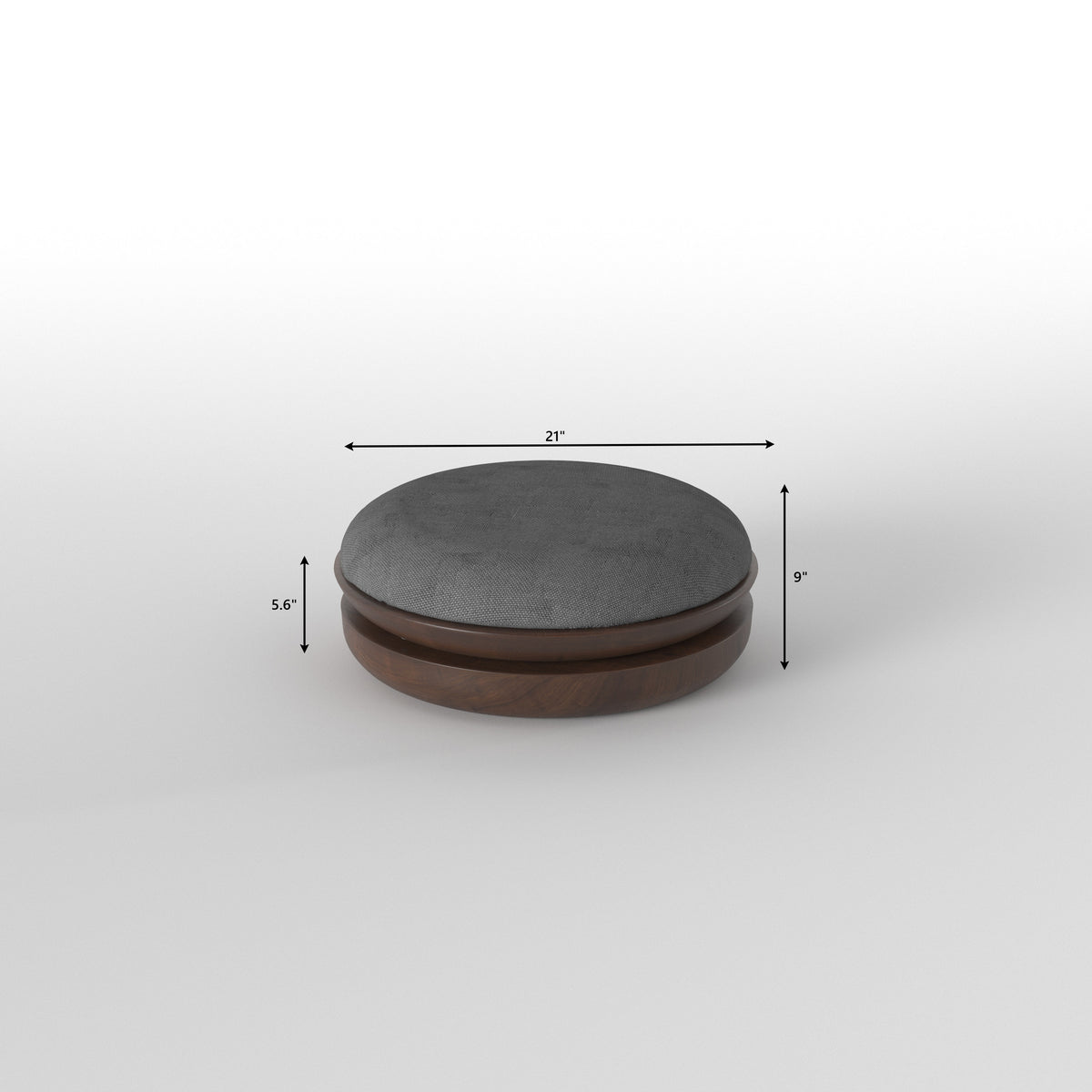 Minimalist Rectangular Dining Table with Low Round Seating Japanese Dining Set
