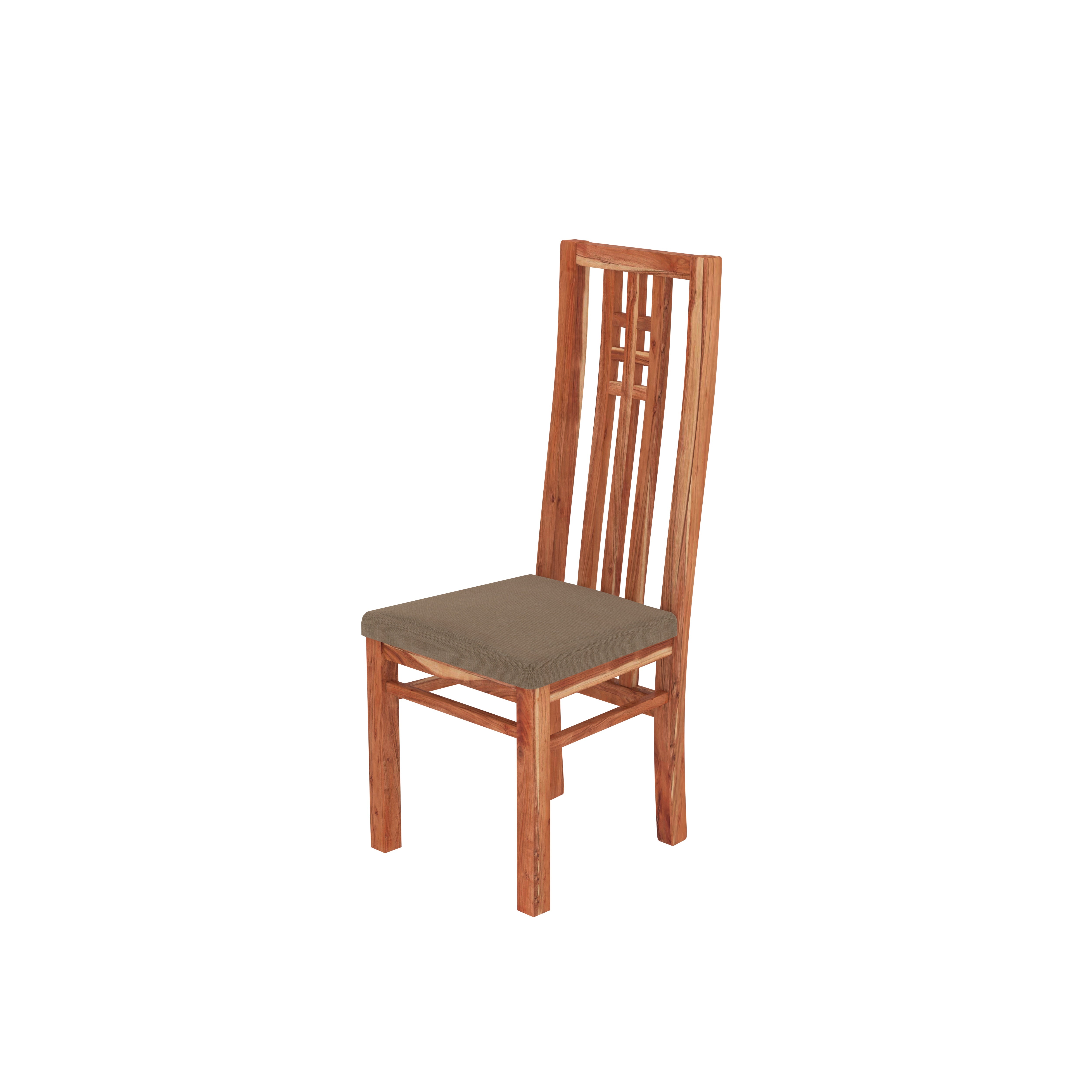 Solid Wood 4-Seater Dining Table Set – Elegant High-Back Chairs & Premium Finish Dining Set