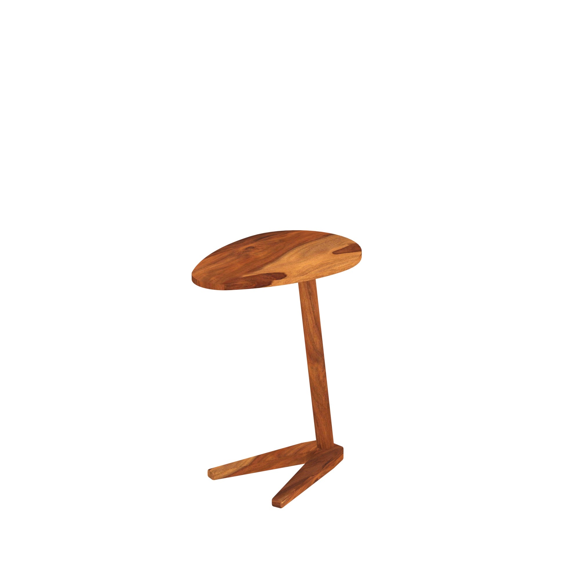 Antique Thin Arrow Top Finished Wooden Handmade C Table C Table