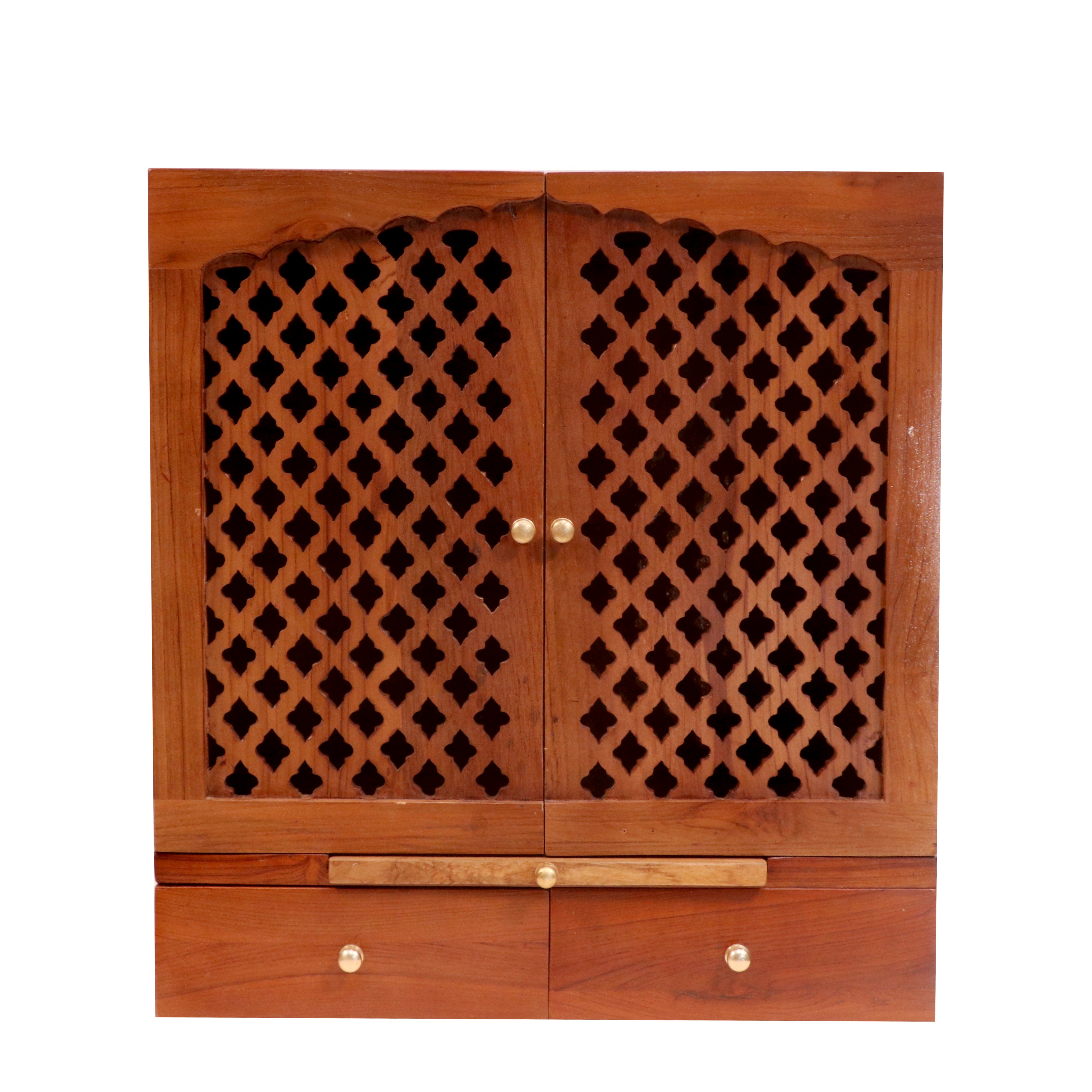 Old Classic Natural Handmade Spiritual Wooden Temple for Home Temple