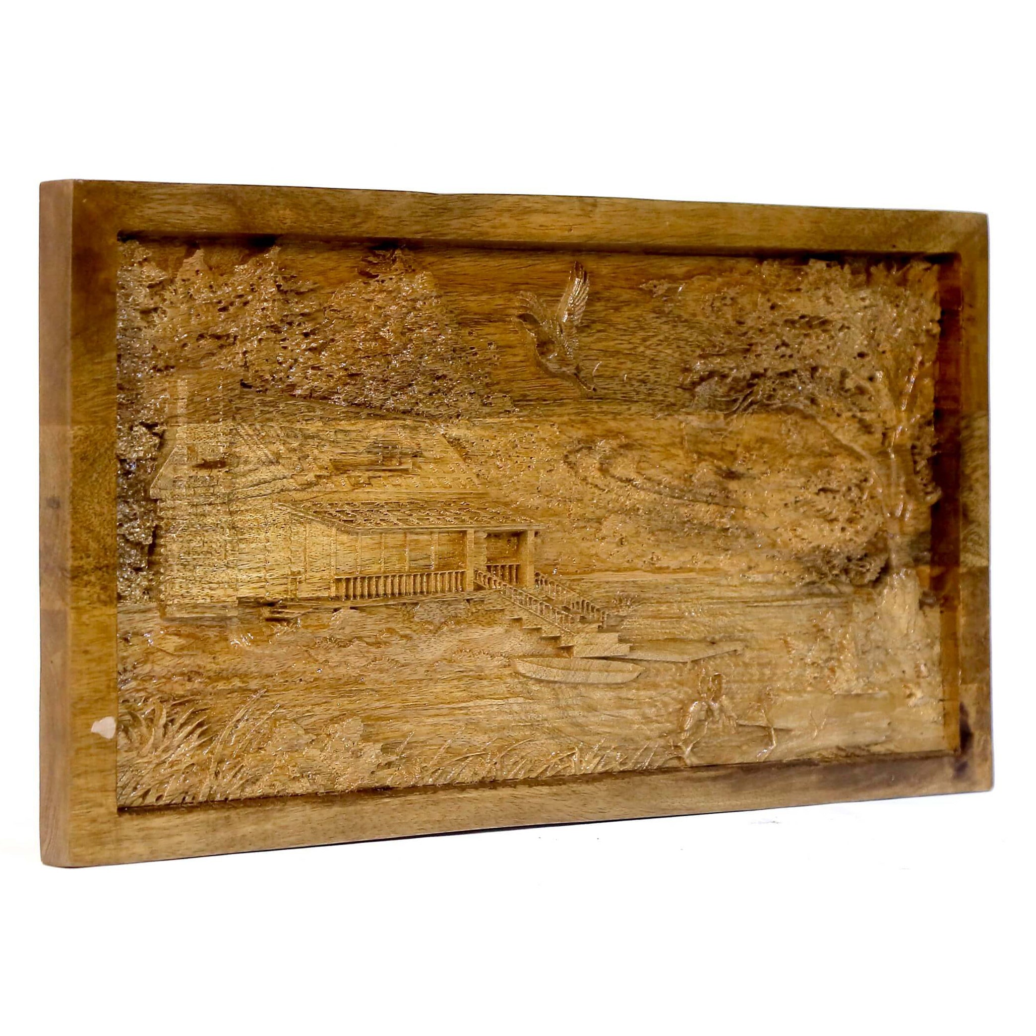 Hut Scenery Wall Art Wall Decor