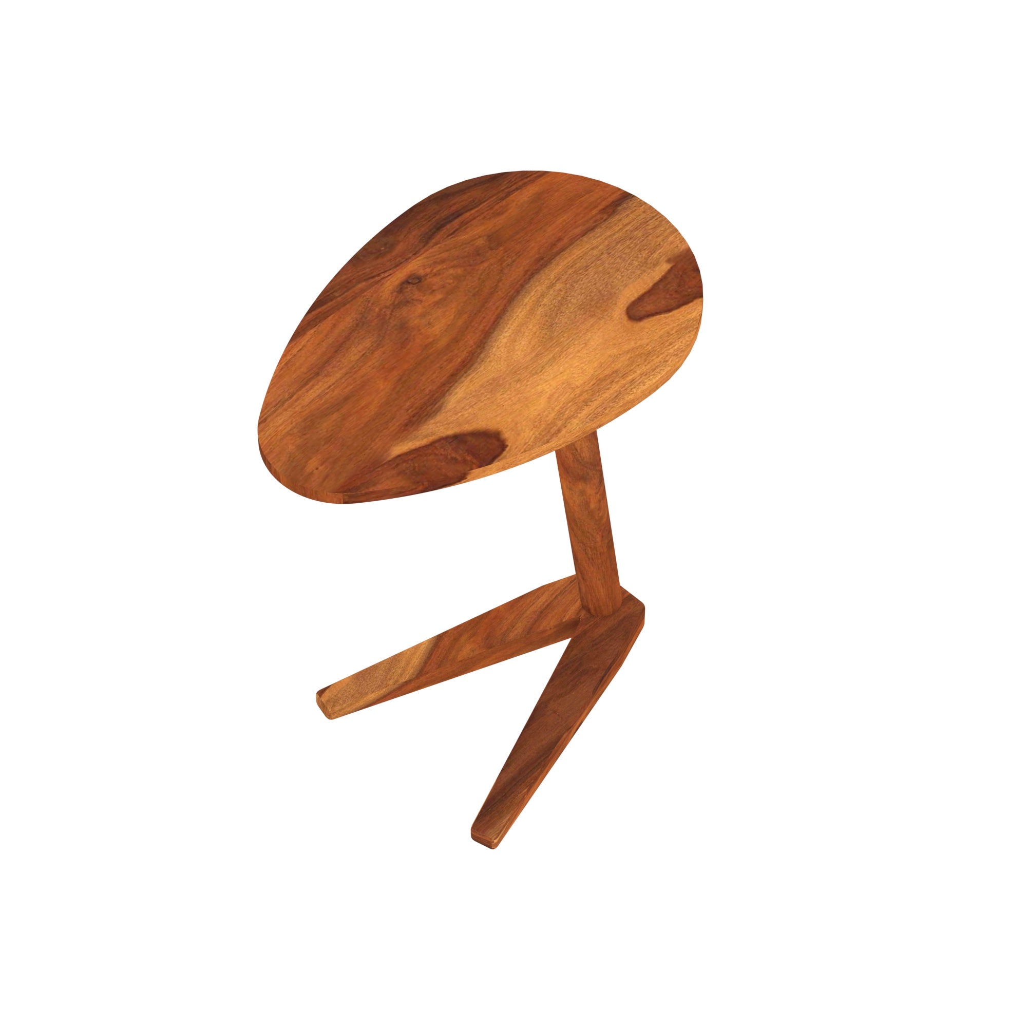 Antique Thin Arrow Top Finished Wooden Handmade C Table C Table