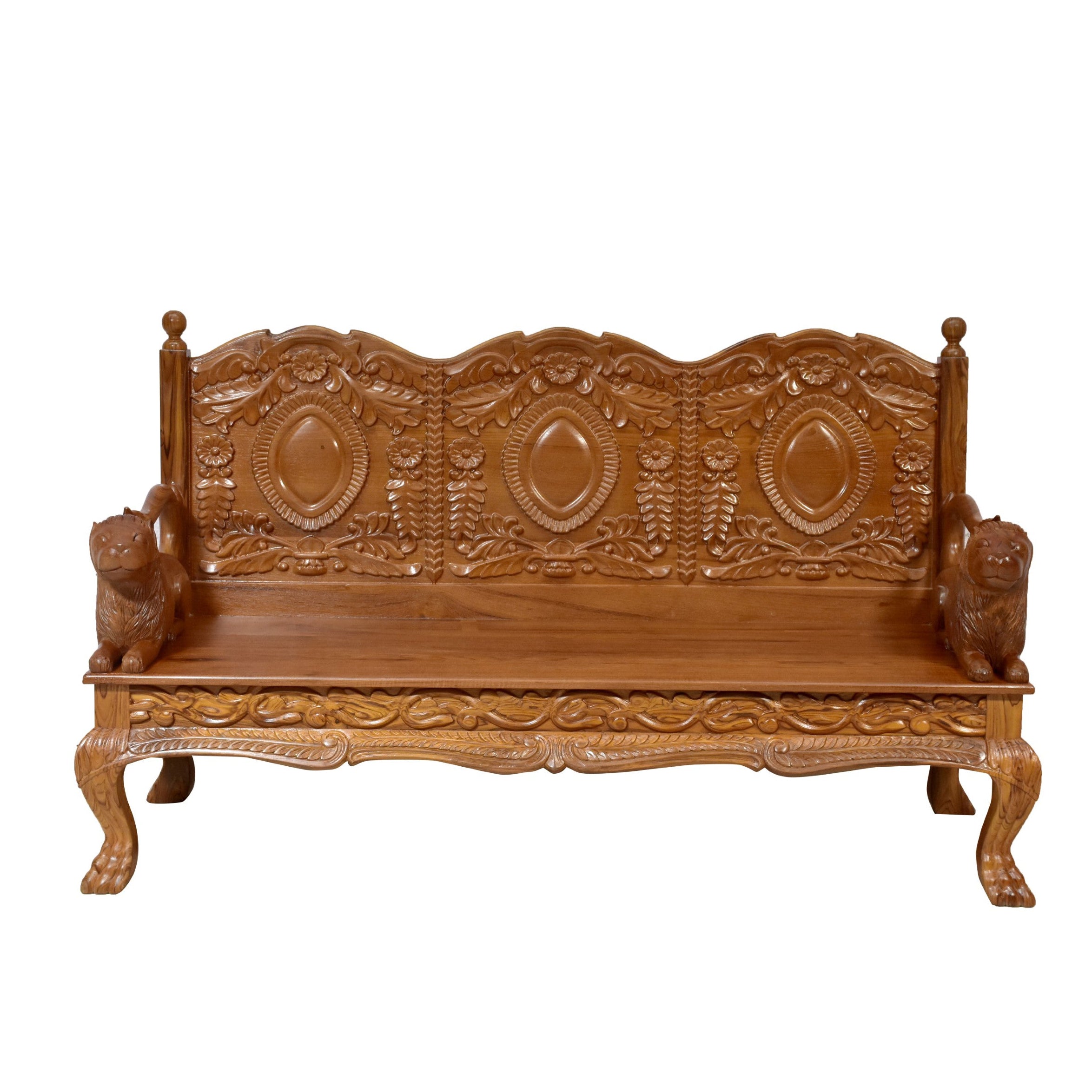 Teak wood Royal Majestic 3 Seater Sofa Sofa
