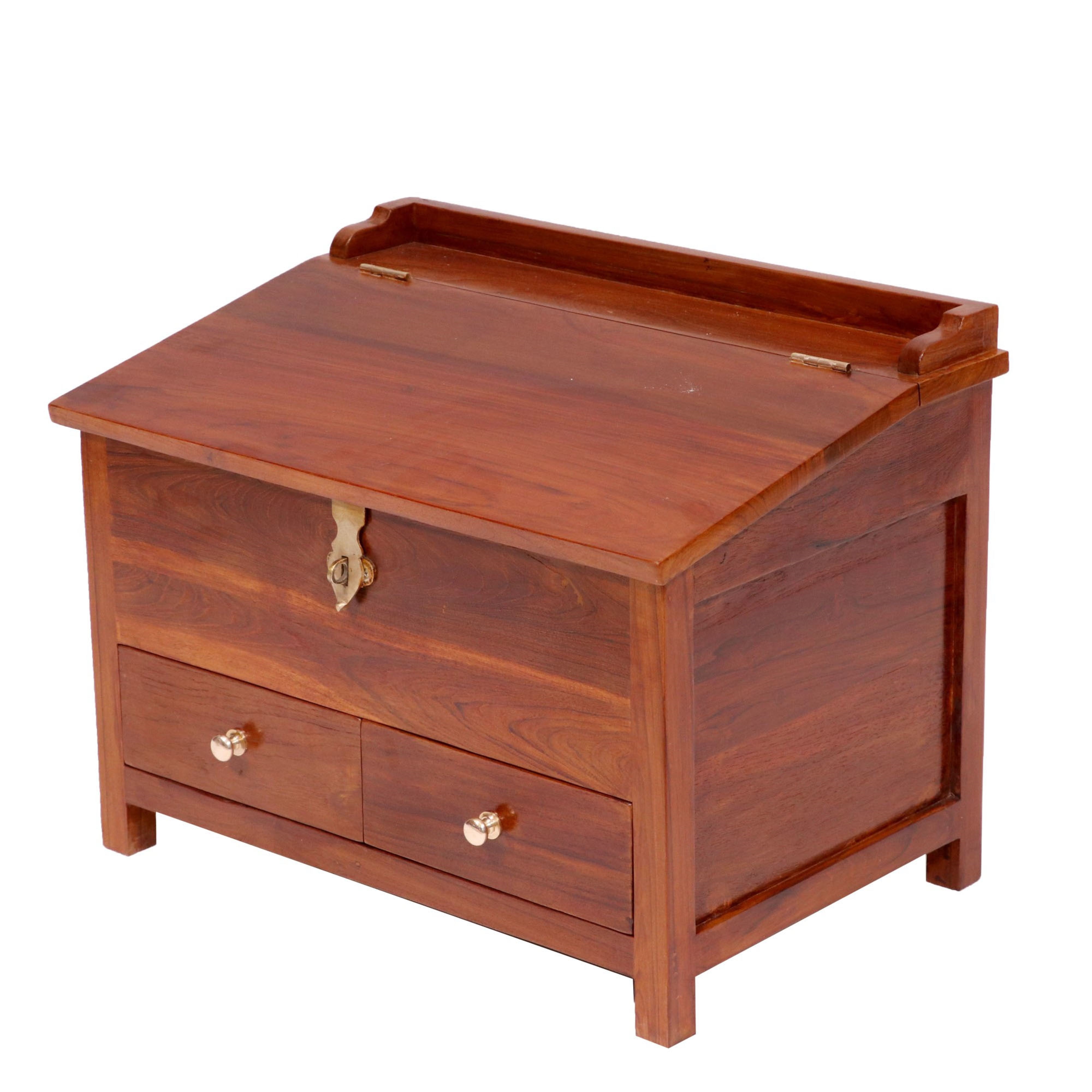 Classical Teak Munim Desk Lapdesk