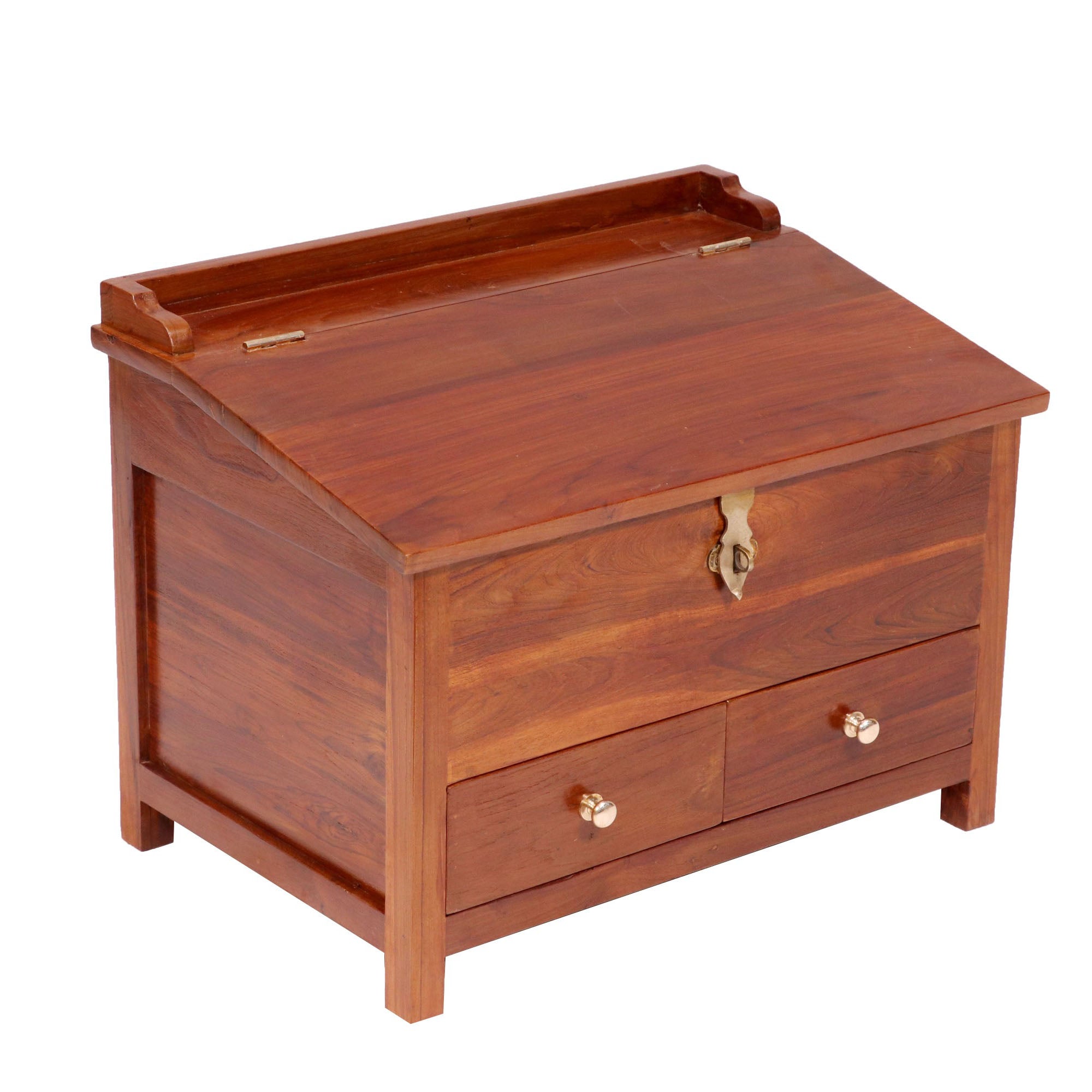 Classical Teak Munim Desk Lapdesk