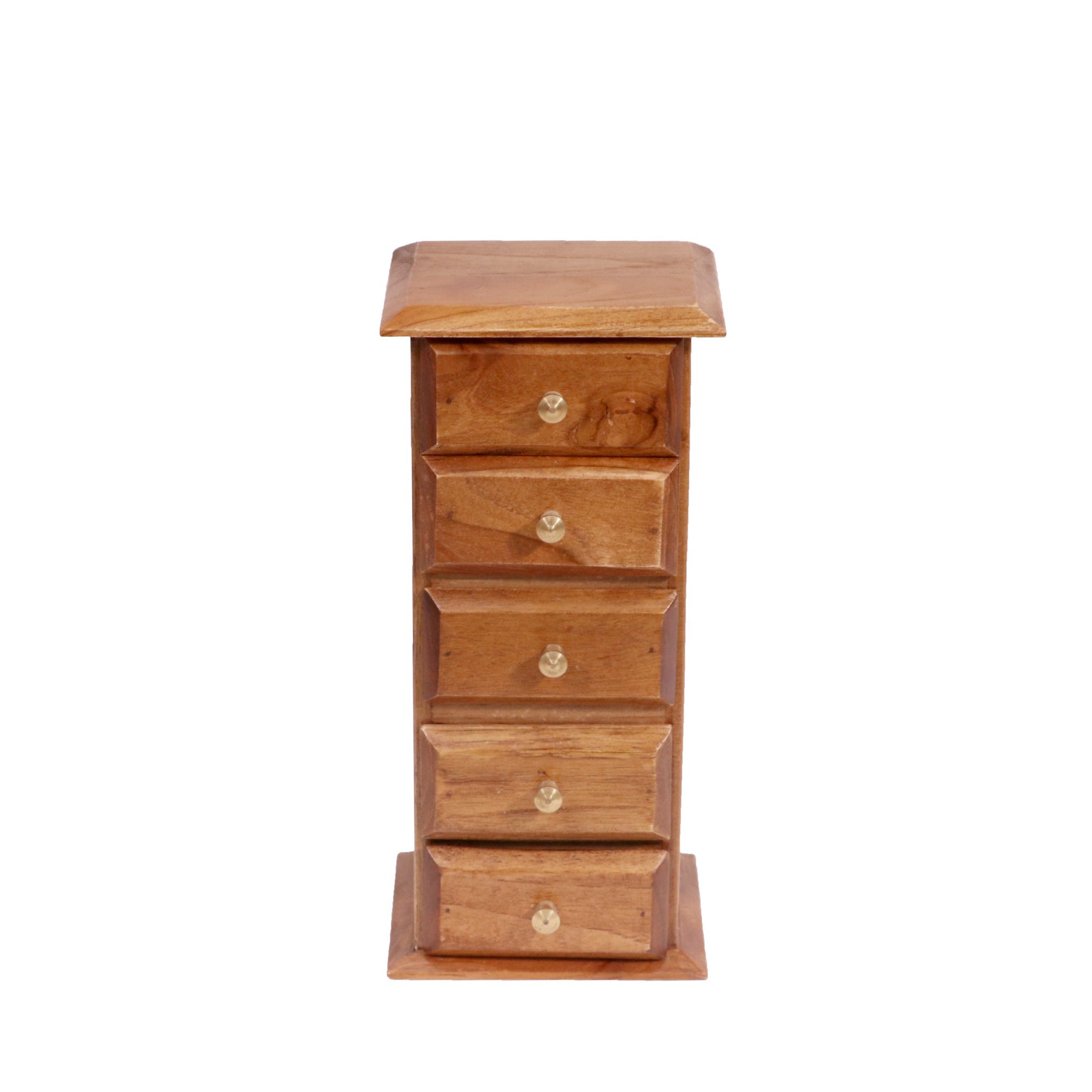 Heritage Handmade Wooden 5 compartment Desk organizer Desk Organizer