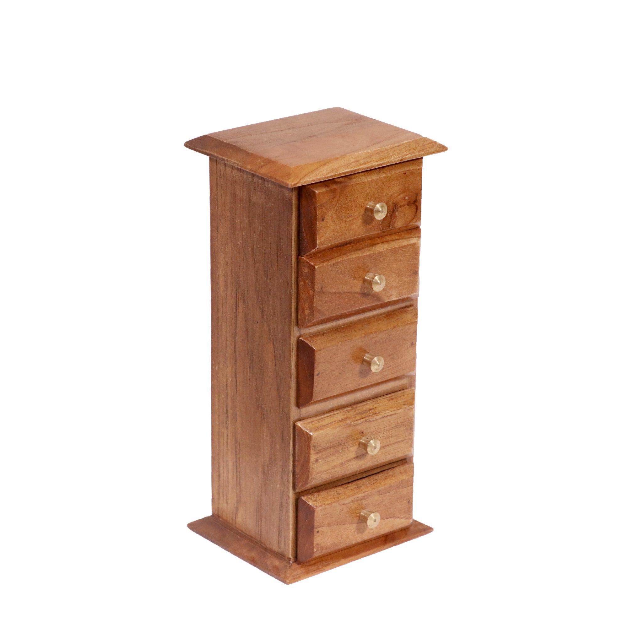 Heritage Handmade Wooden 5 compartment Desk organizer Desk Organizer