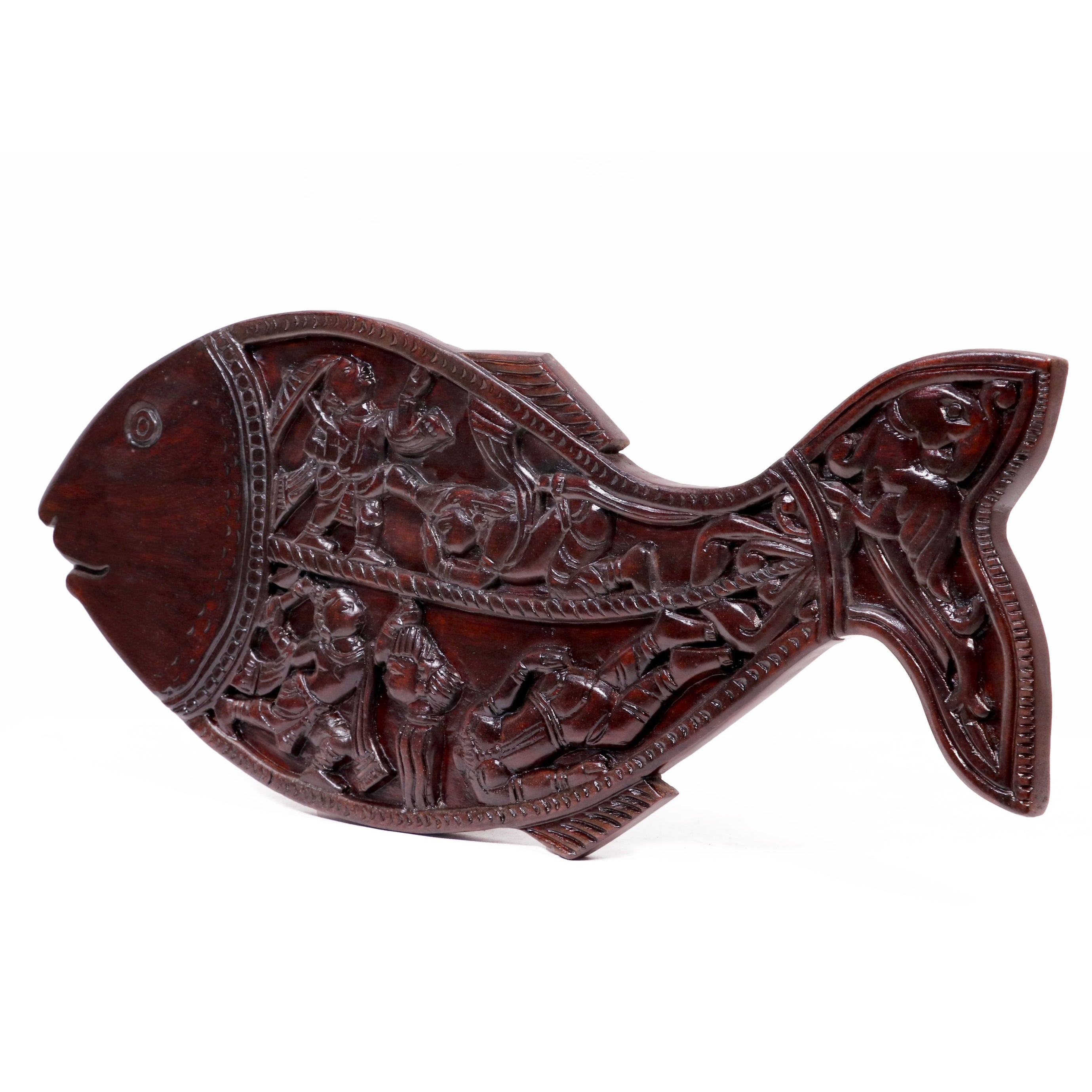 Wooden wall decor King bali vishnupuran Wall Decor