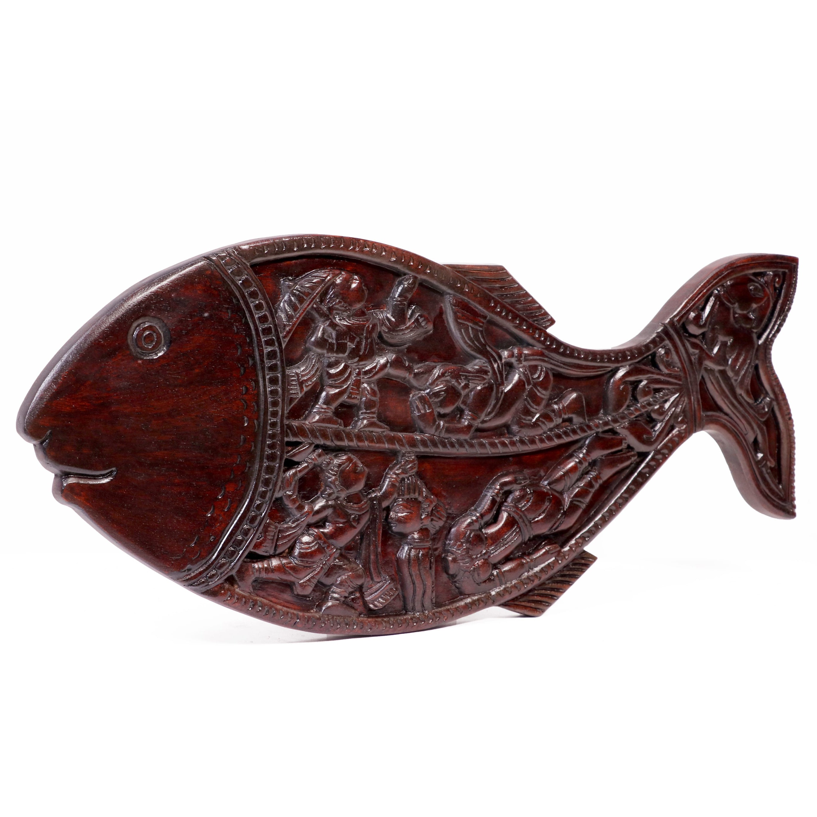 Wooden wall decor King bali vishnupuran Wall Decor