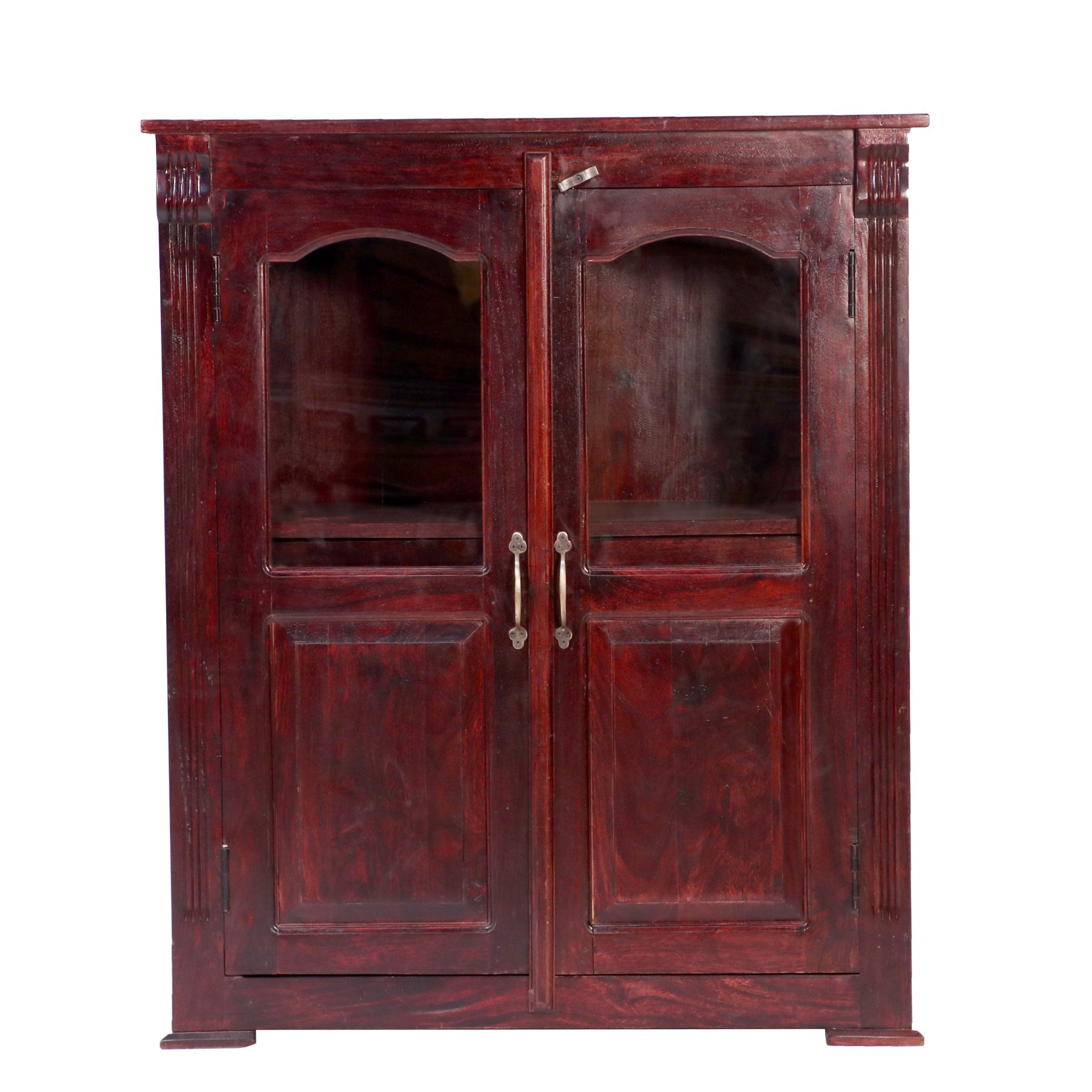 2 Drawer 2 Door with 4 Compartment Wooden Heavy use Cabinet ( Sheesham Wood ) Cupboard