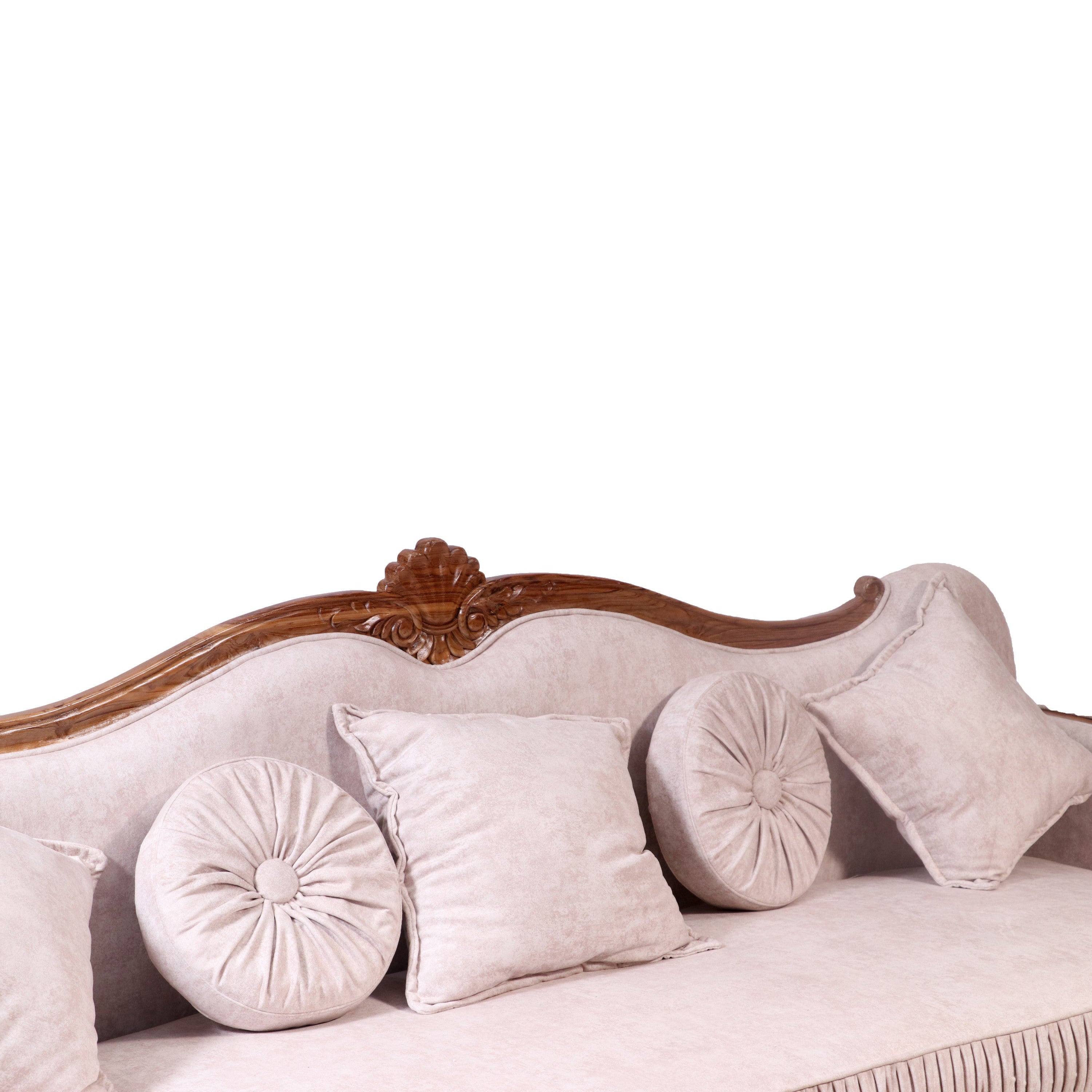 Classical 2 Seater vive la france concept teak wood sofa Sofa