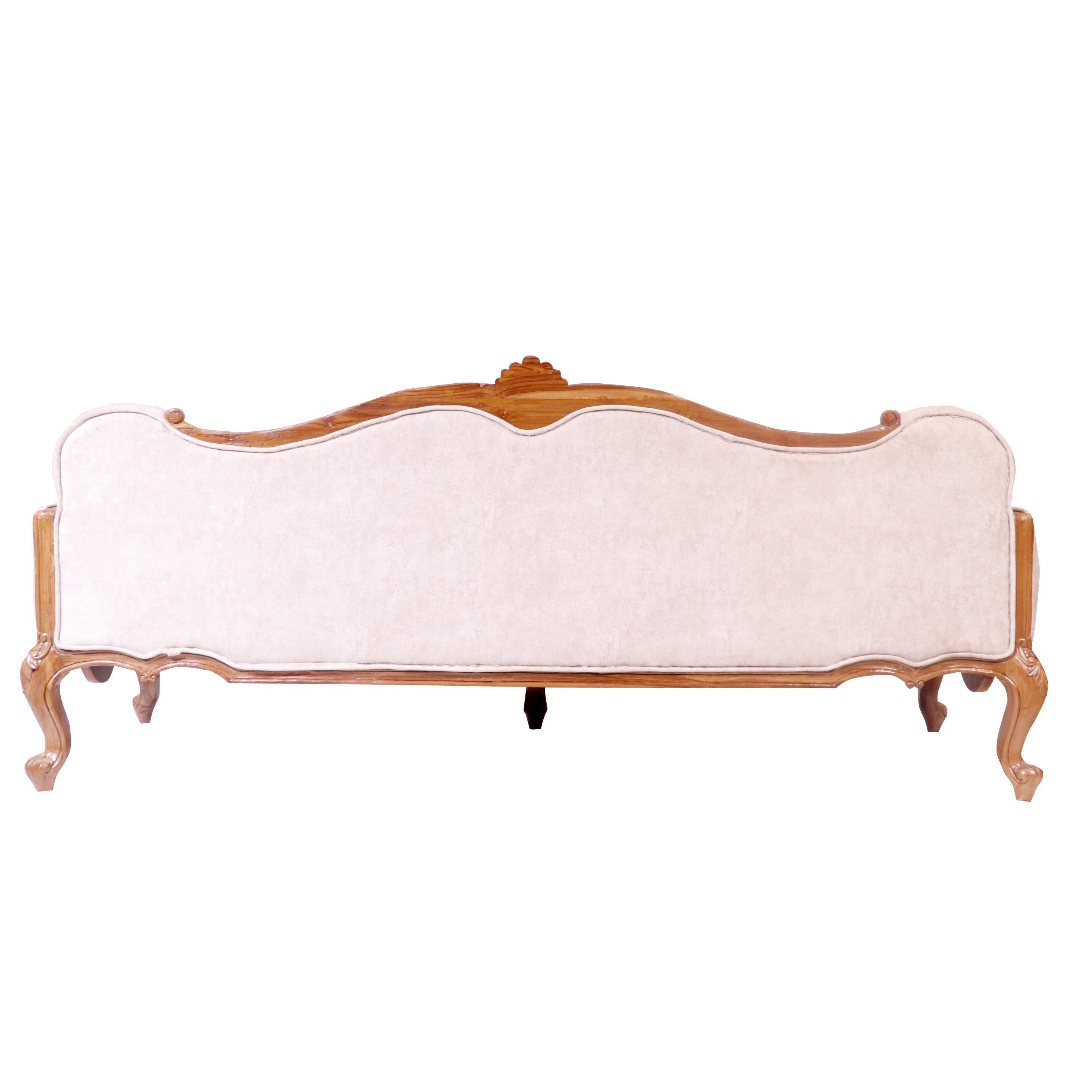Classical 2 Seater vive la france concept teak wood sofa Sofa