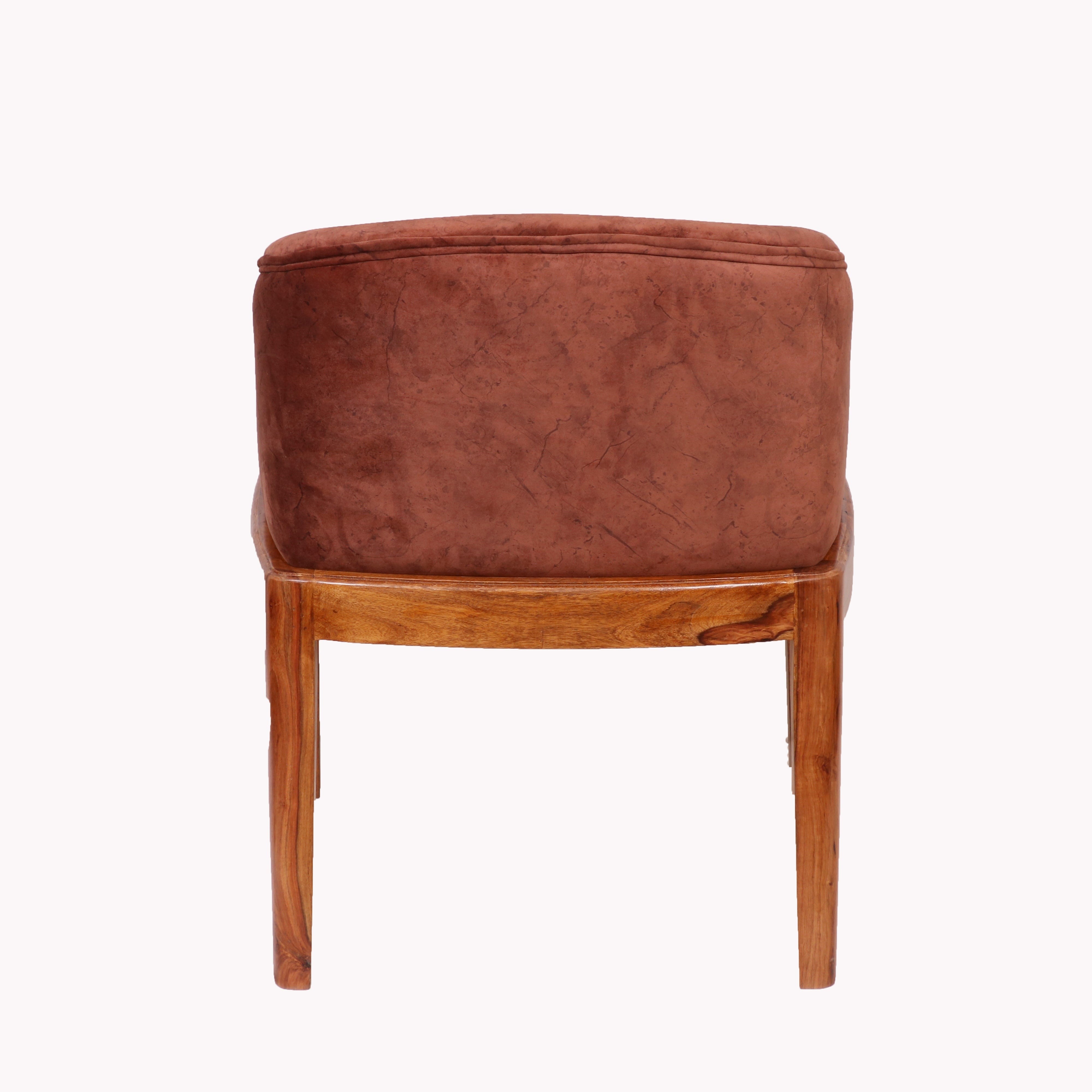 Autumn Rain Covered Classic Back Side Arm Chair Arm Chair