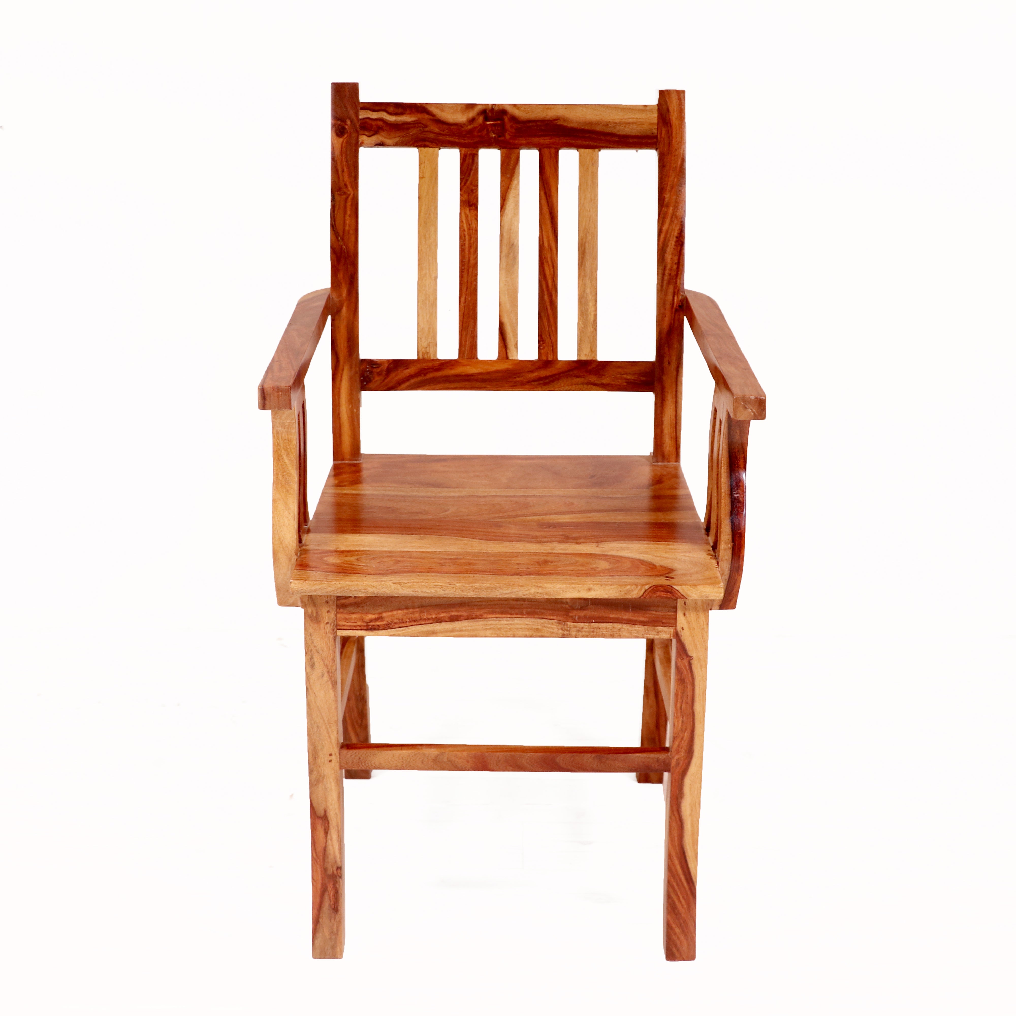 Montage Simple Classic Handmade Wooden Sturdy Chair Arm Chair