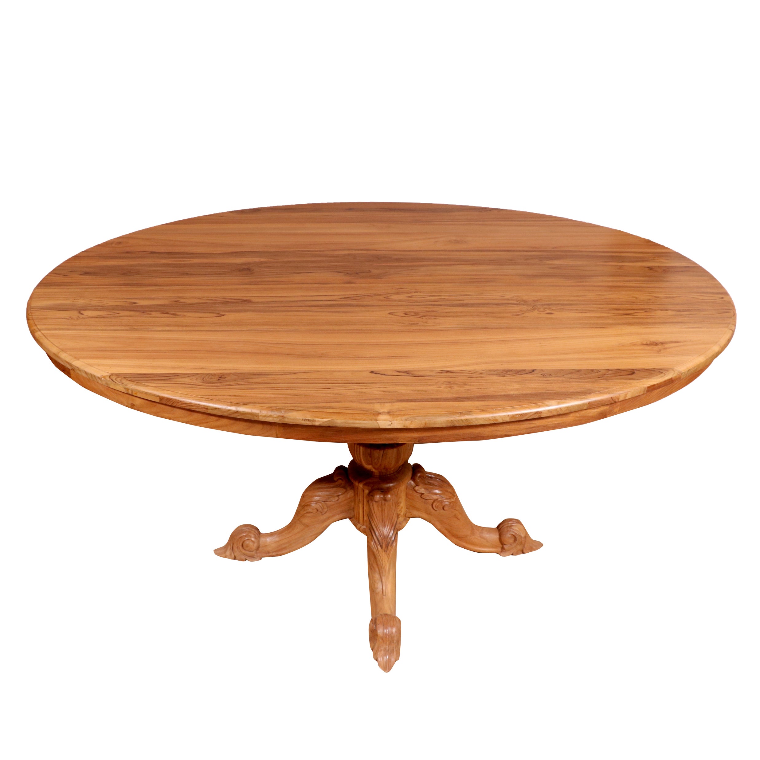 Oval shaped teak wood dining table Dining Table