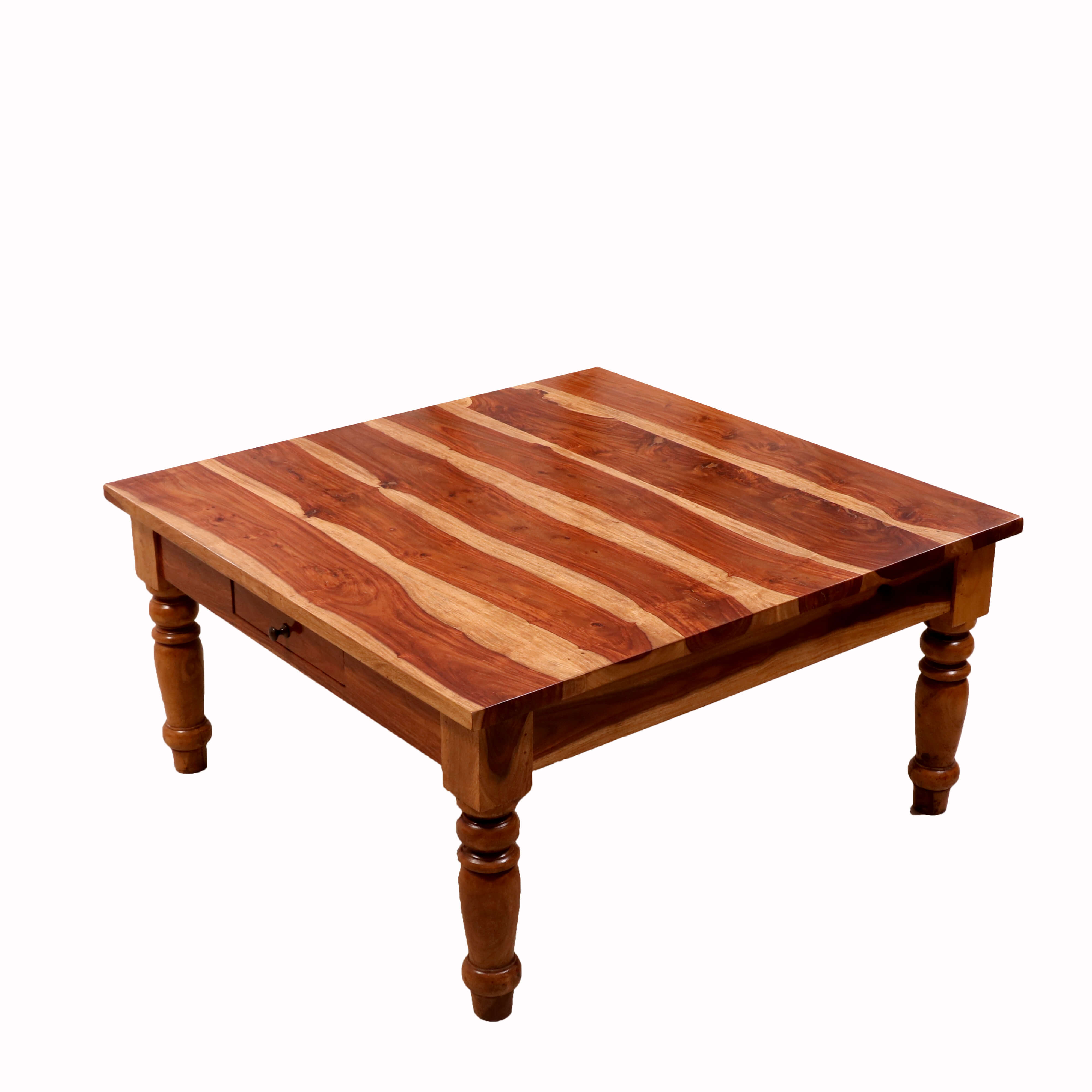 Honey polish Natural Striped Folding Coffee Table Coffee Table