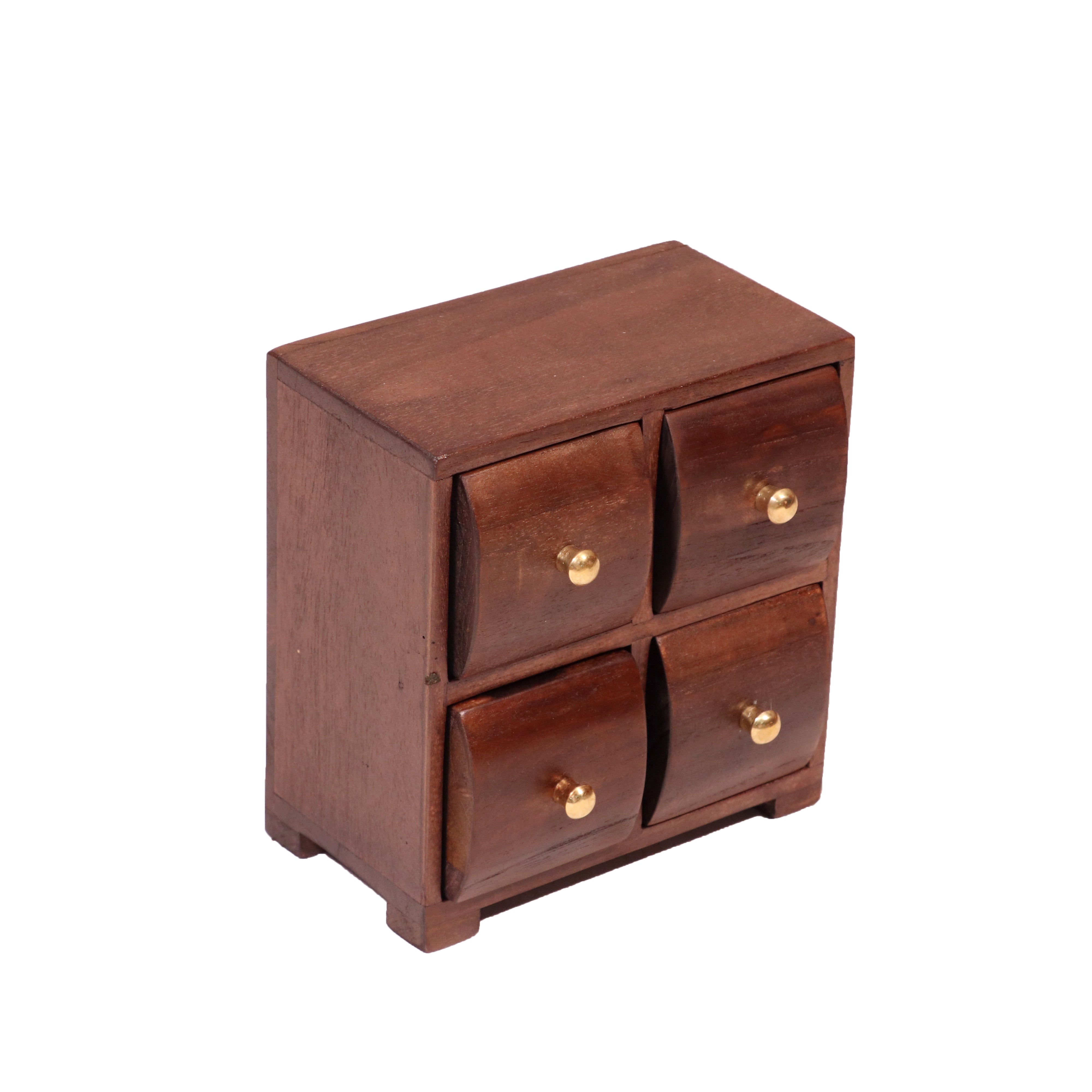 Curved Multiple Handmade Drawer Desk Organizer (Dark Touch) Desk Organizer