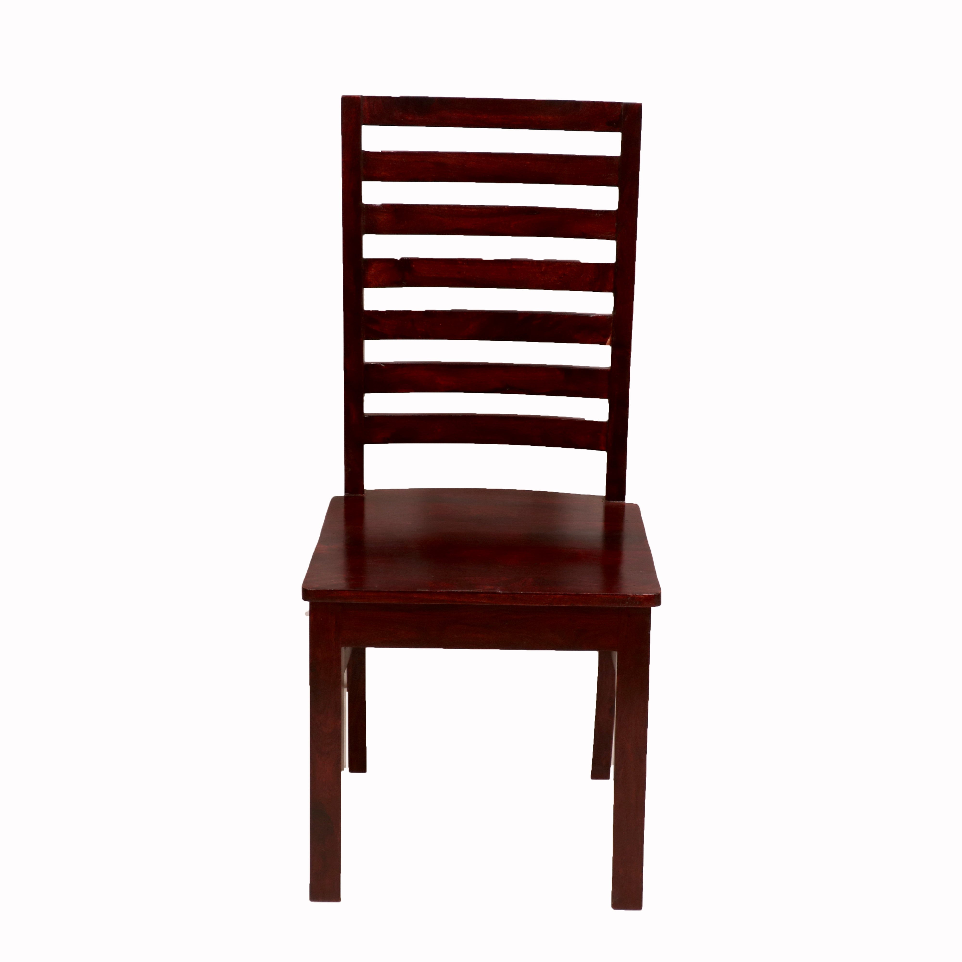 Symmetrical Strip Backed Chair Dining Chair