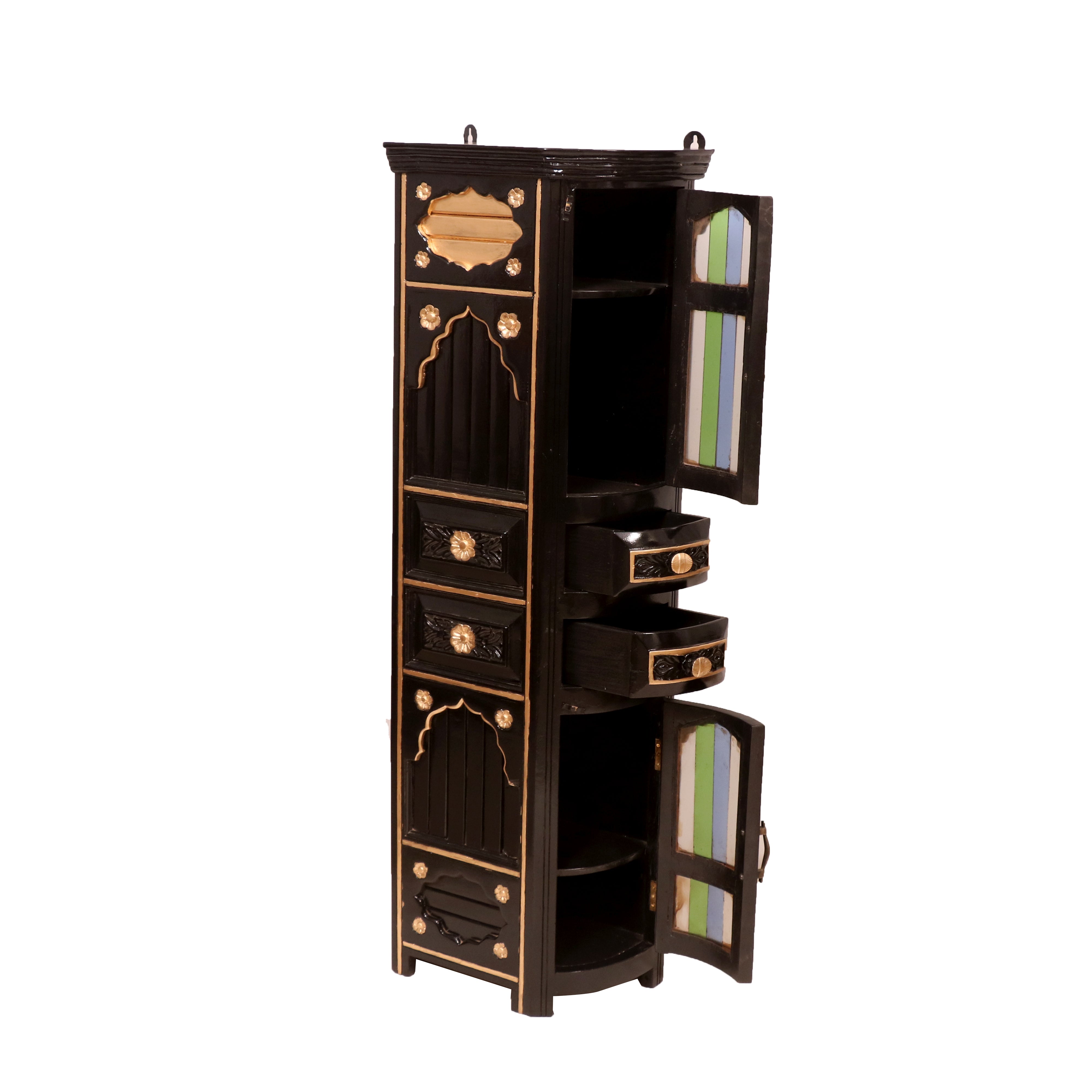 Boho Chic Classic Shelf Wall Cabinet