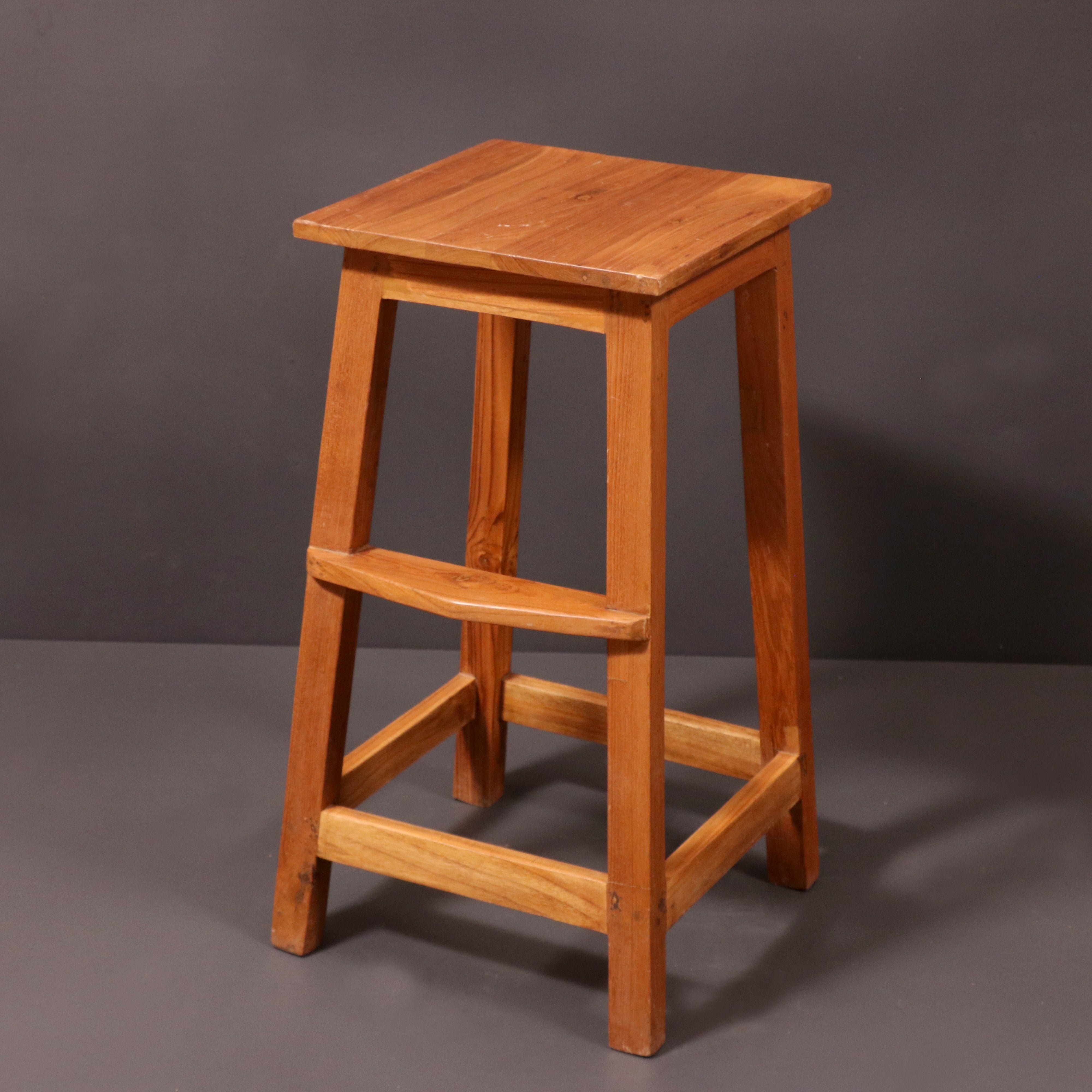 Teak Foot Rest Stool Stool