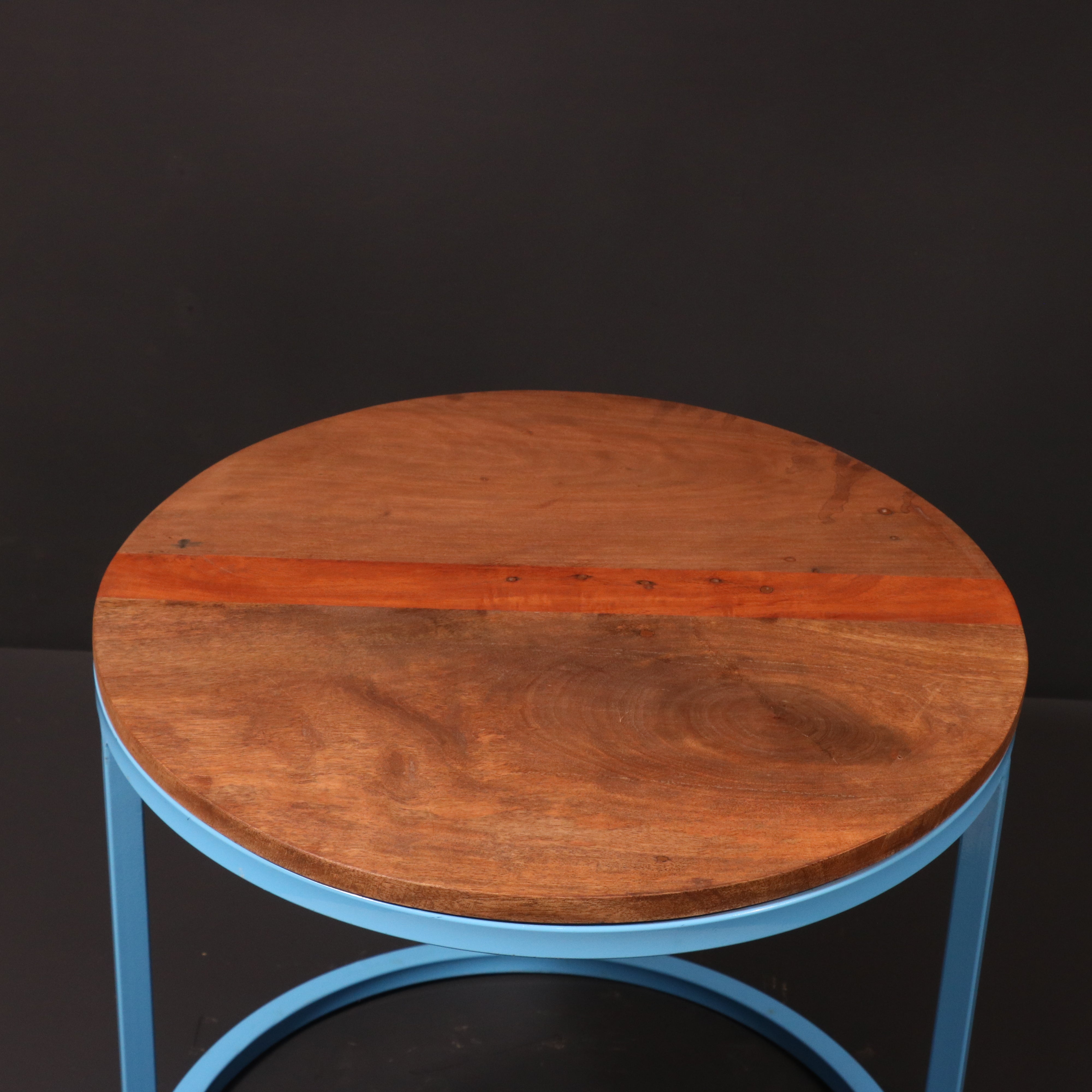 (Set of 3) Metallic Table Stand Stool