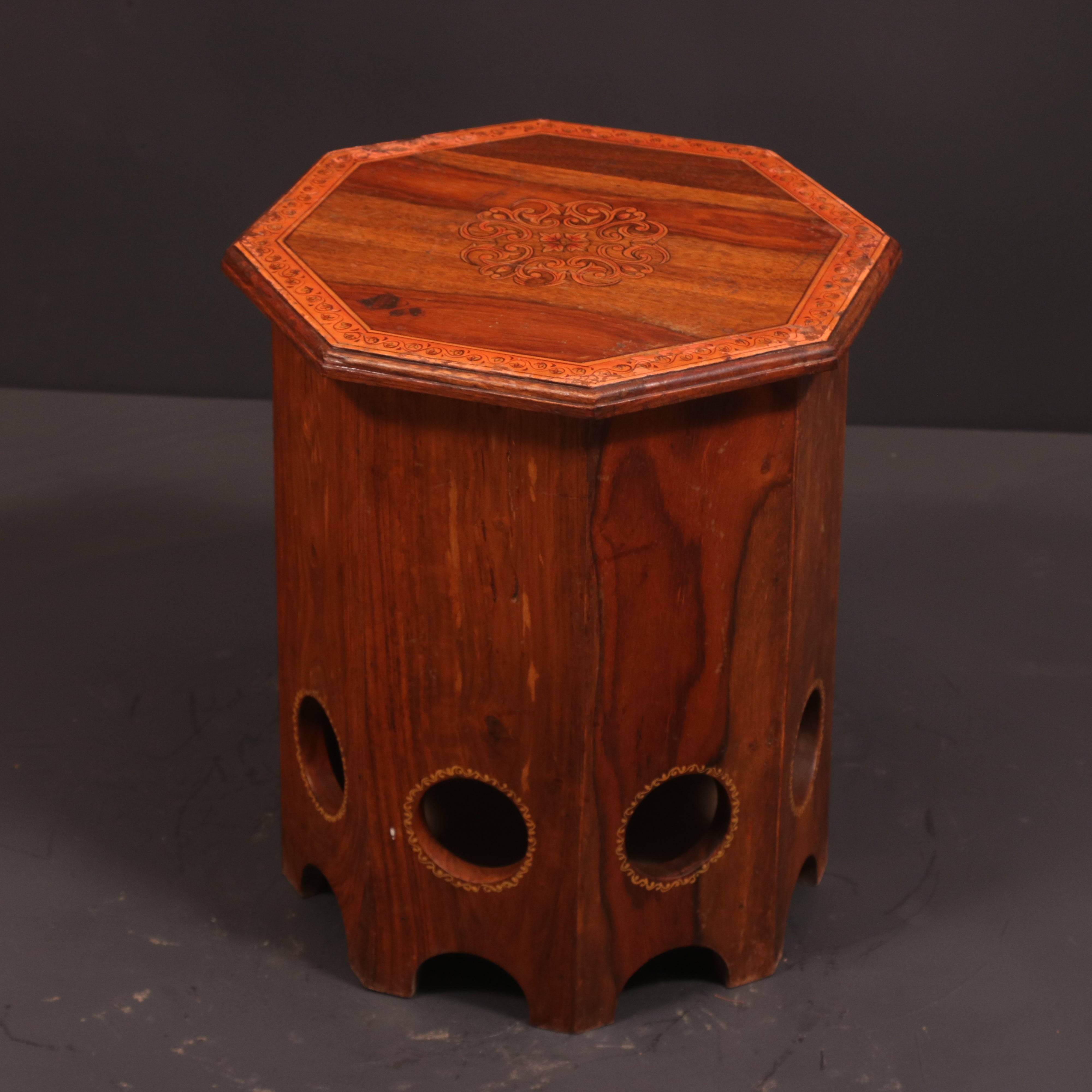 Painted Multi Angled Stool Stool