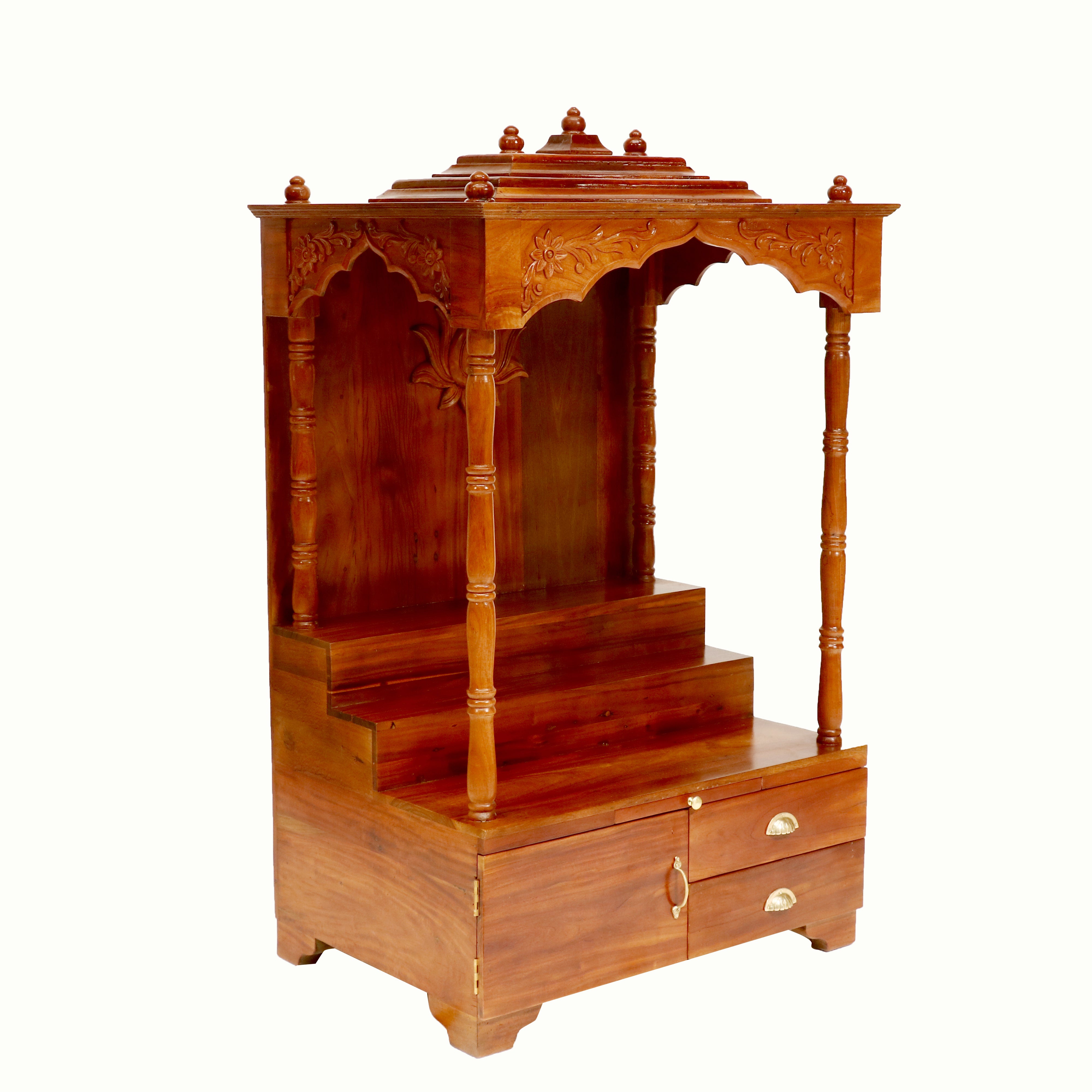 Temple Rajshahi Teak wooden Pooja Mandap Temple