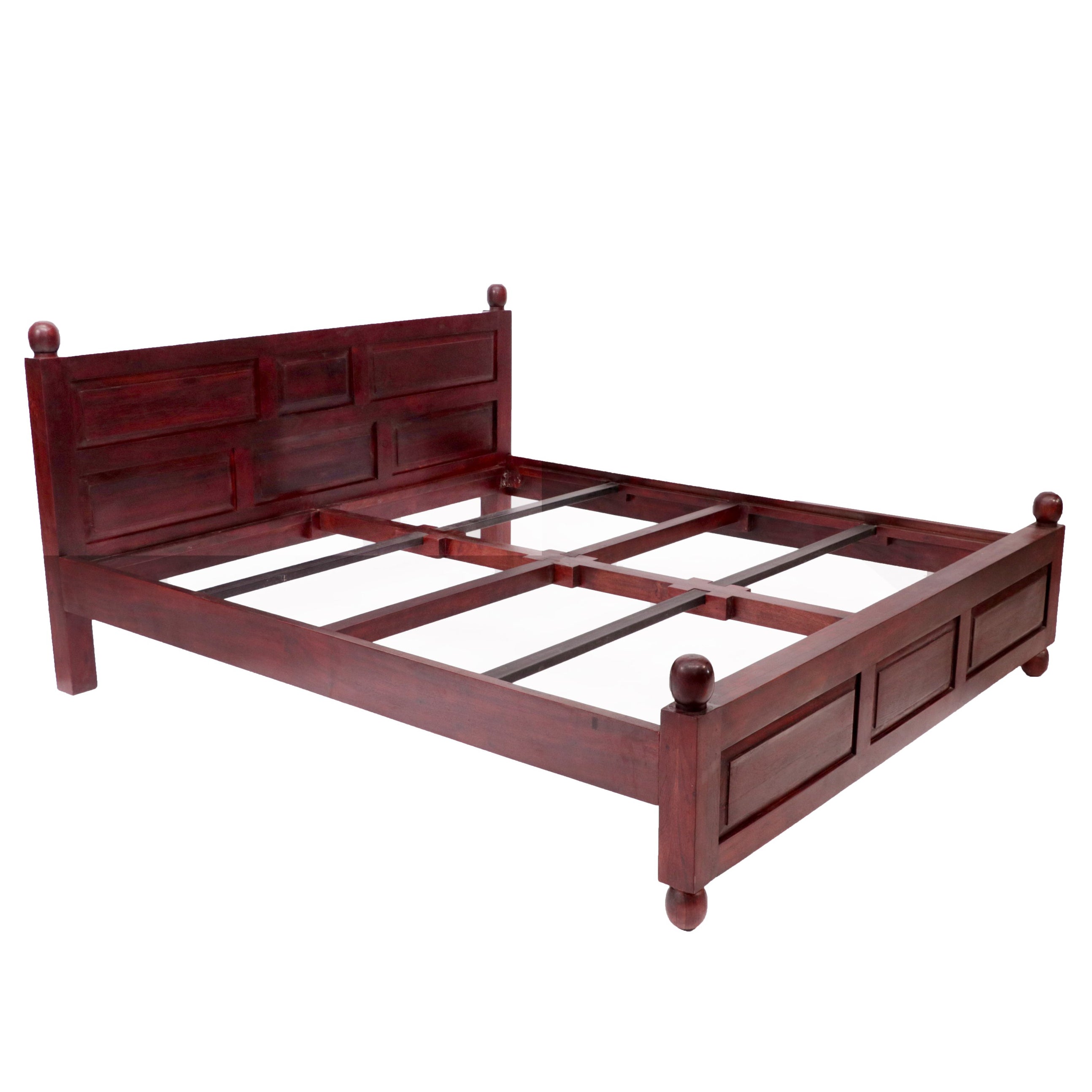 Wooden Plain Classical Bed (Acacia Wood) Bed