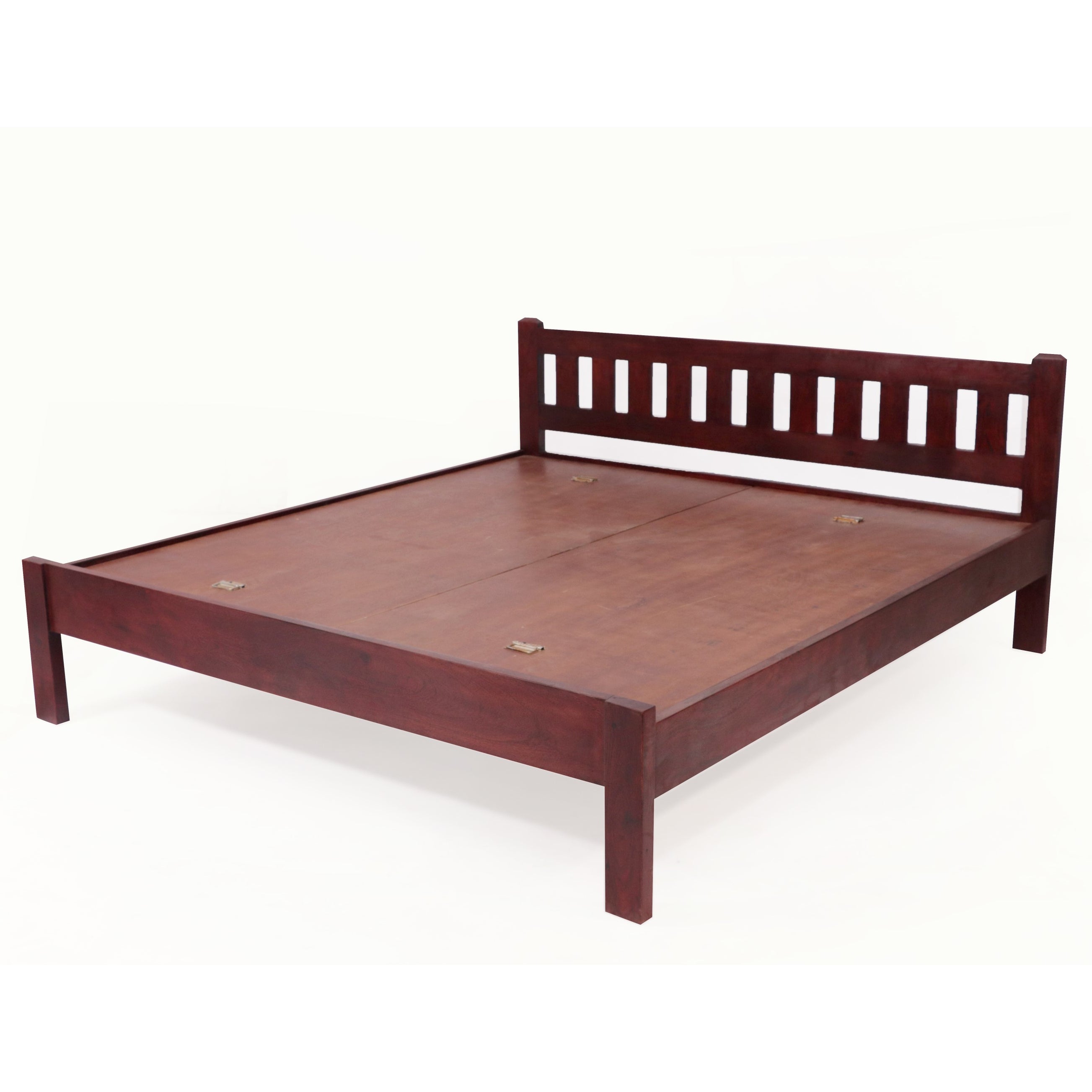 Solid Wood Contemporary Bed (Acacia wood) Bed