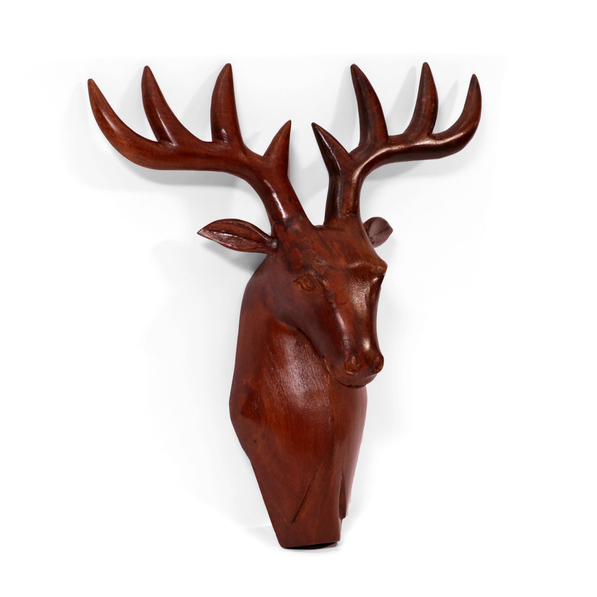 Solid Wood Deer Wall Decor Wall Decor