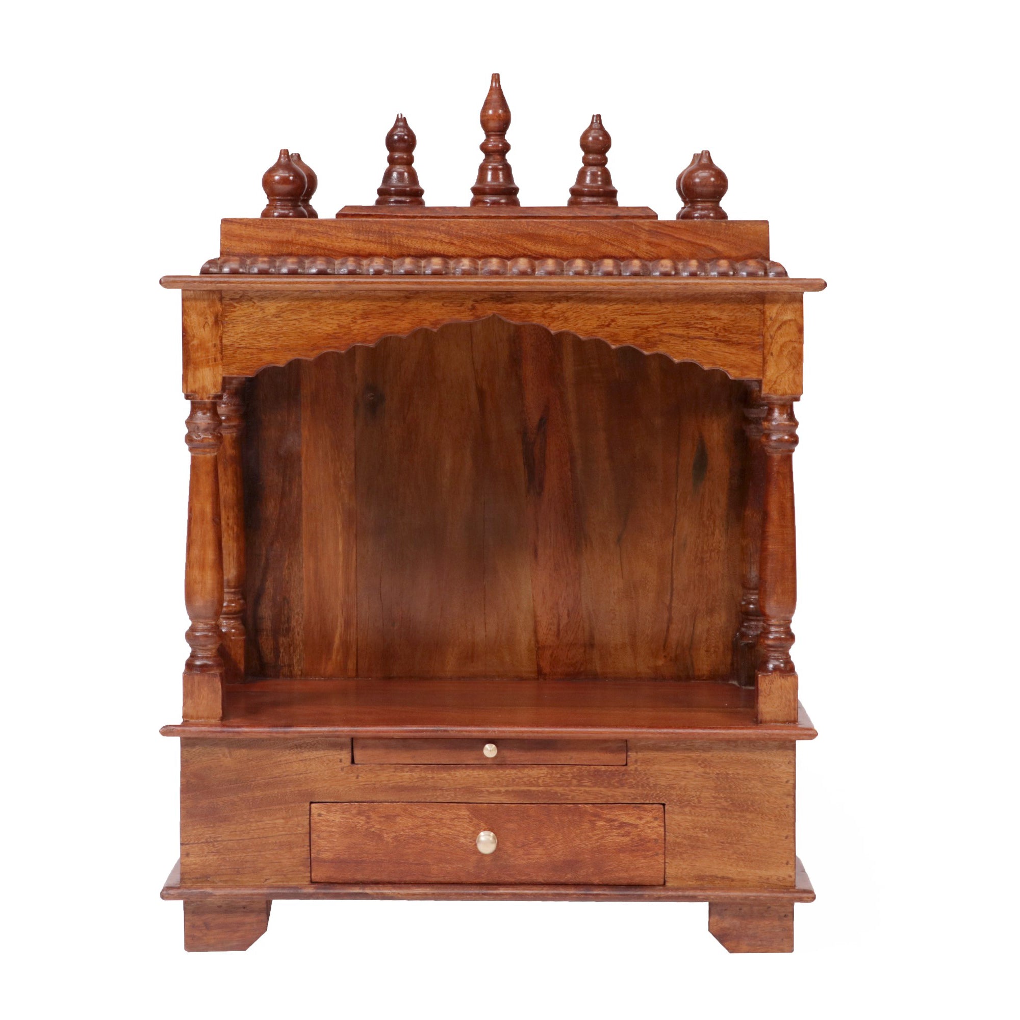 Simple Standing Wooden Temple Temple