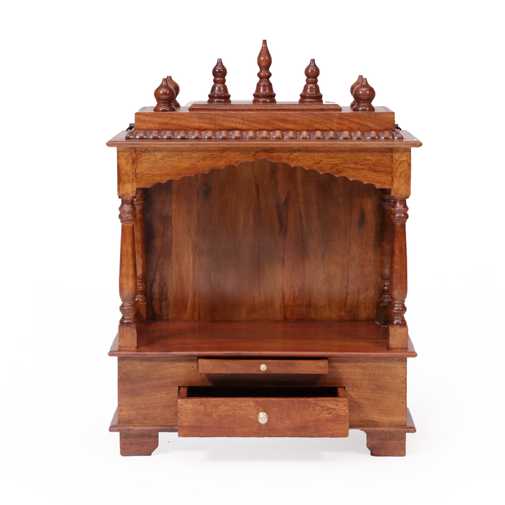 Simple Standing Wooden Temple Temple