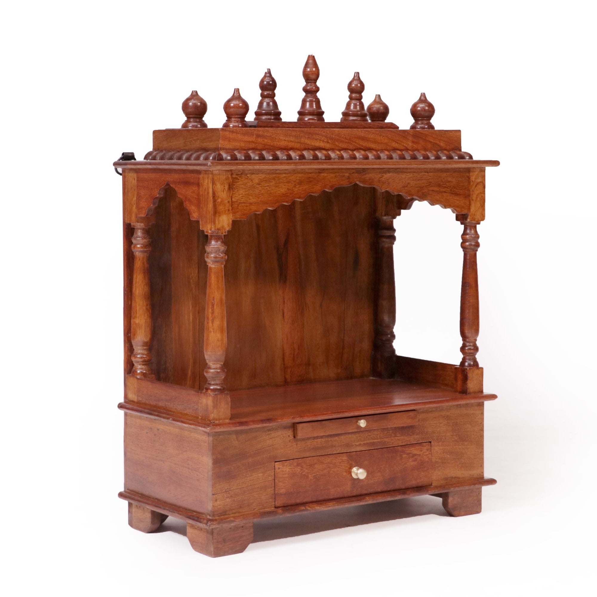 Simple Standing Wooden Temple Temple