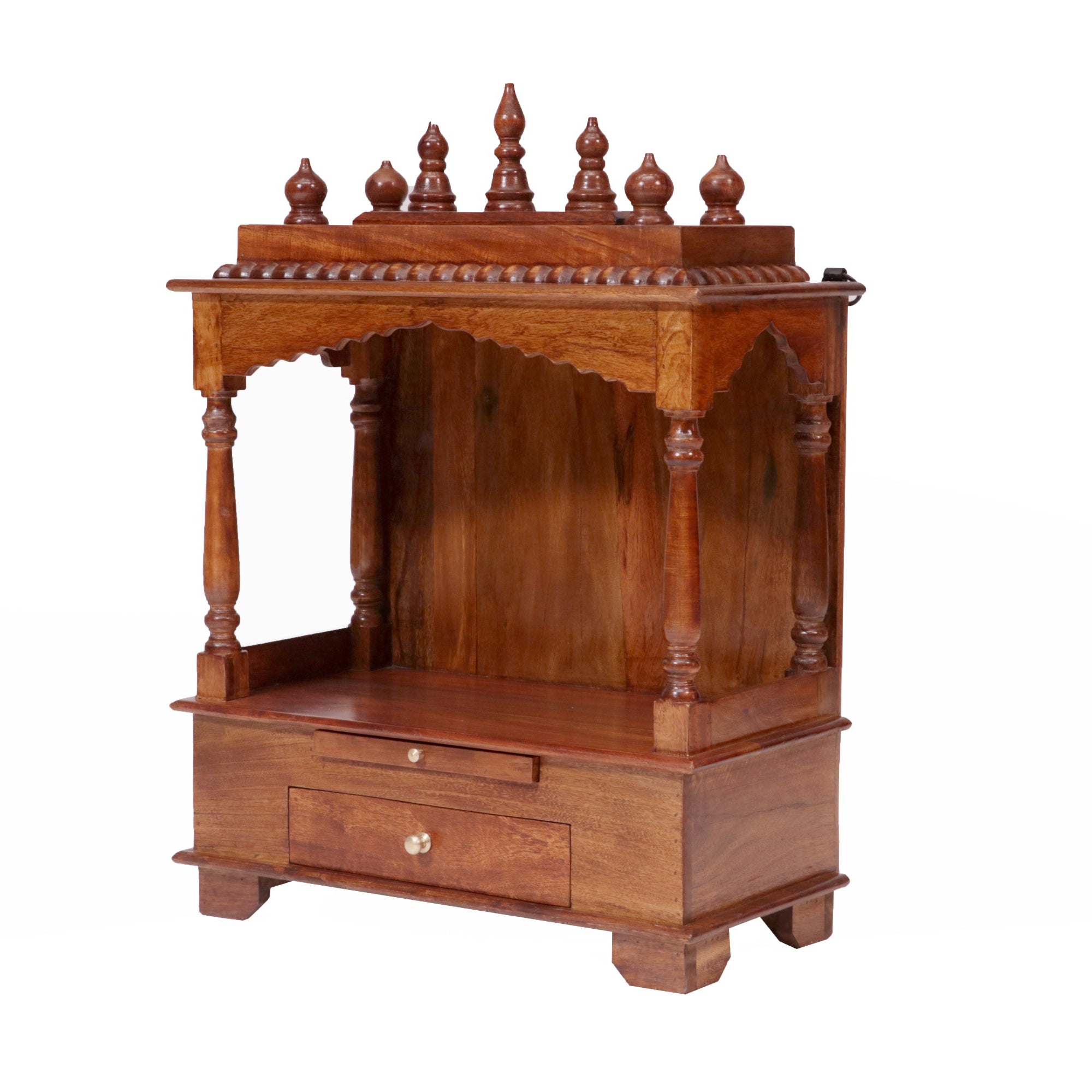 Simple Standing Wooden Temple Temple