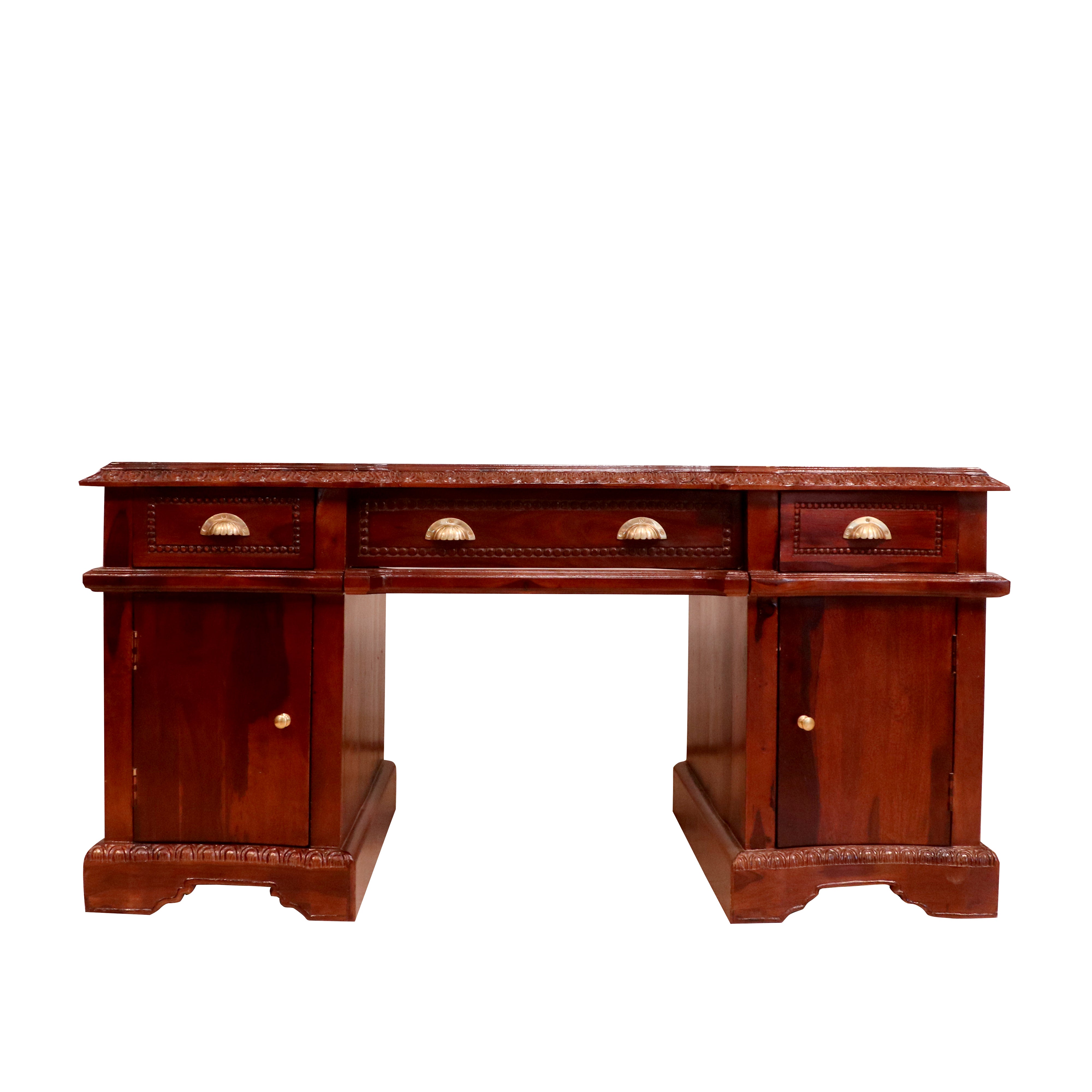 Executive Table with 3 drawer in Solid wood Study Table