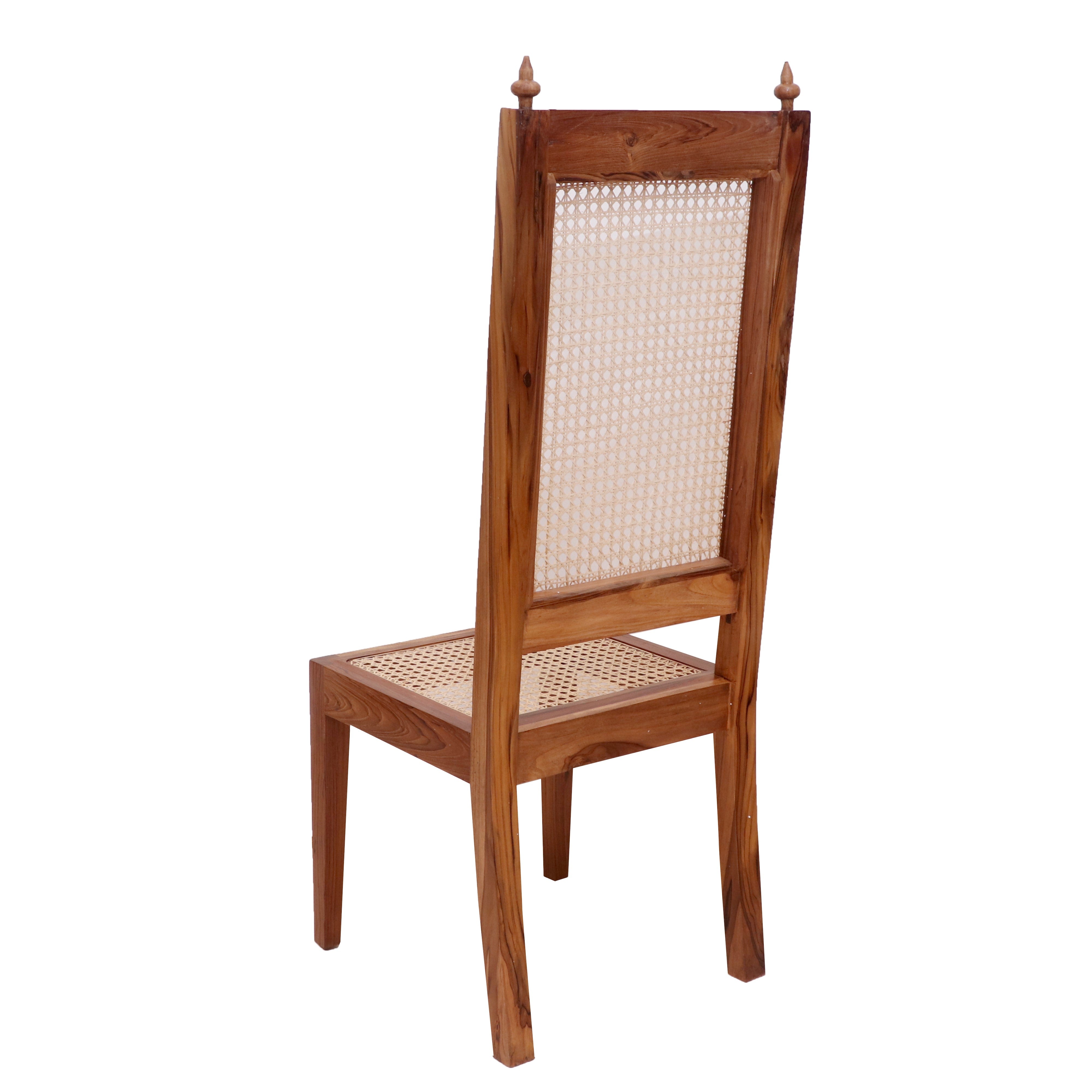 Teak wood Classic Cane Dining Chair Dining Chair