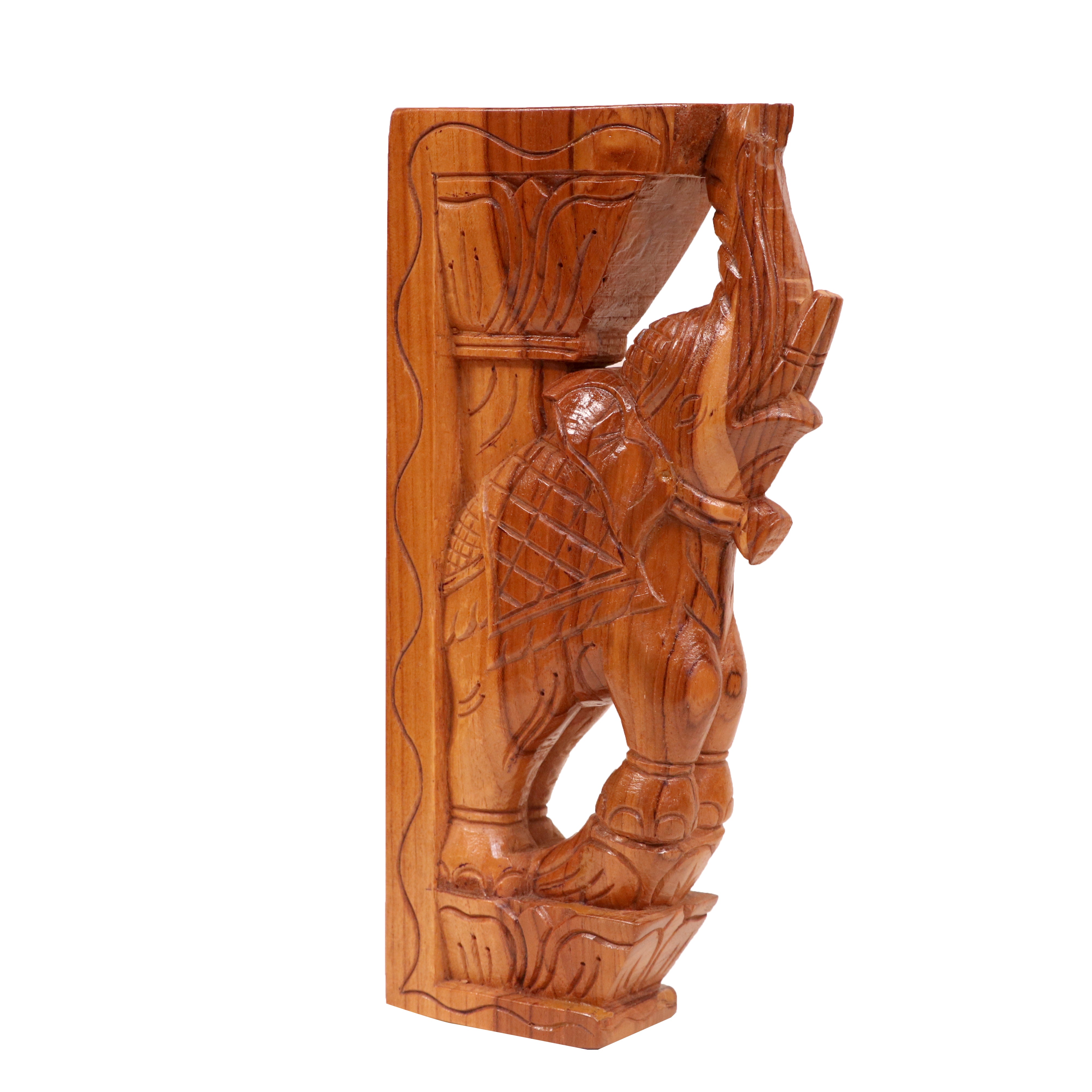 Solid teak elephant dance Door bracket Door Bracket
