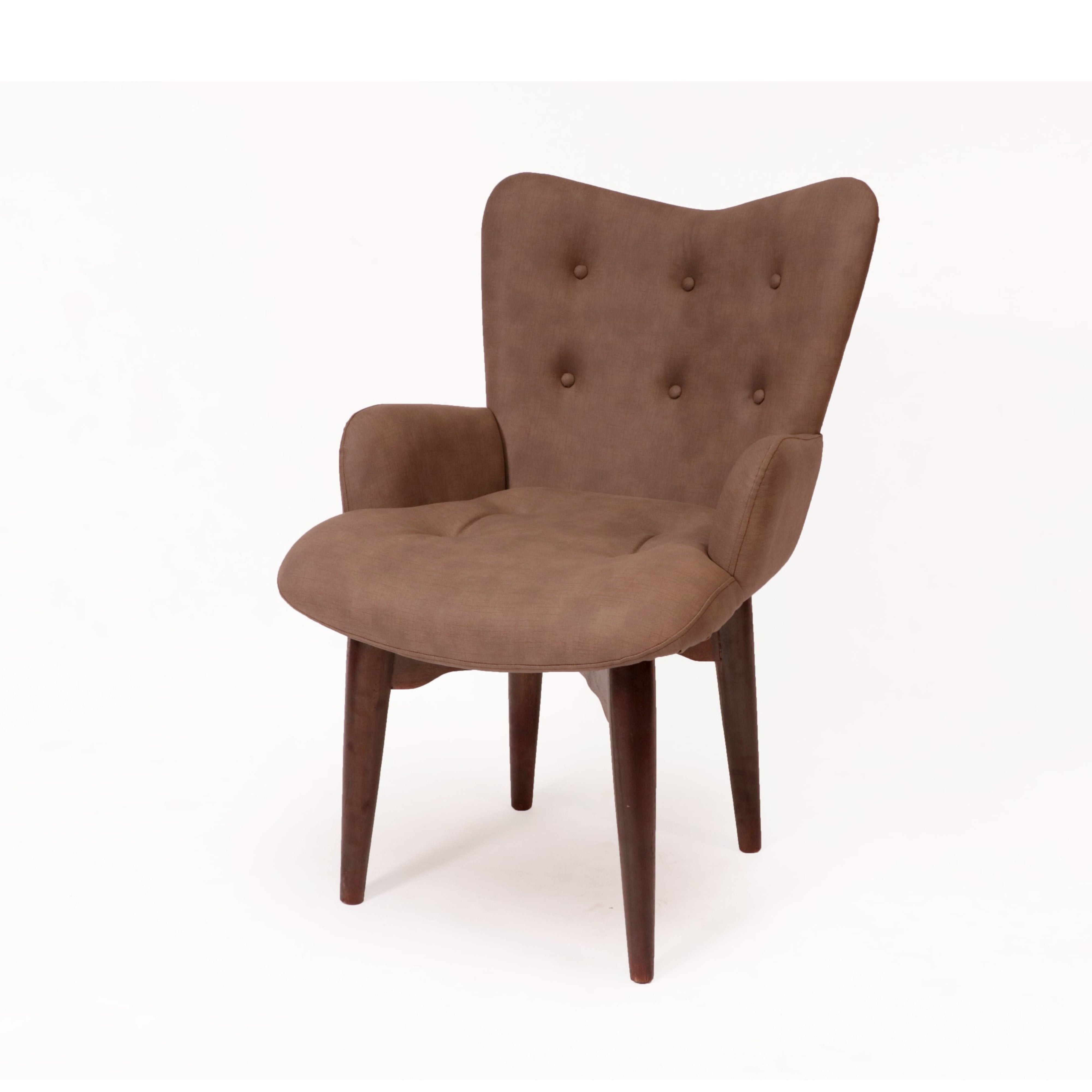 Versatile Upholstered Contemporary Handmade Wooden Chair Arm Chair