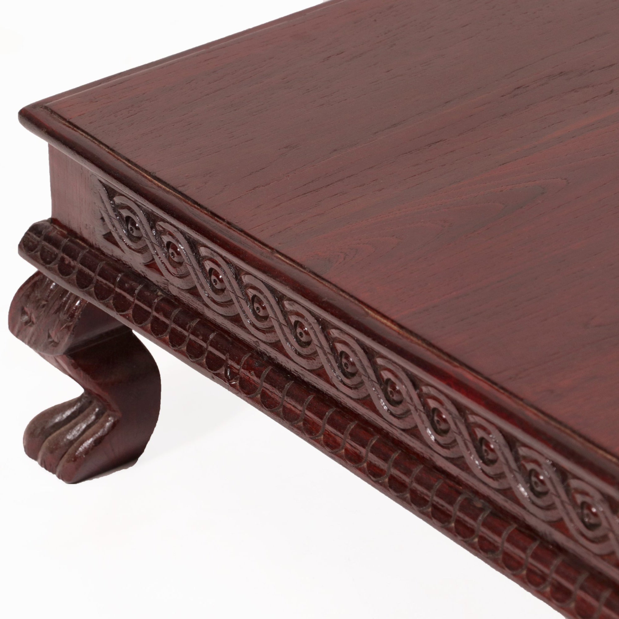 Intricate Carved Teak Bajot Bajot