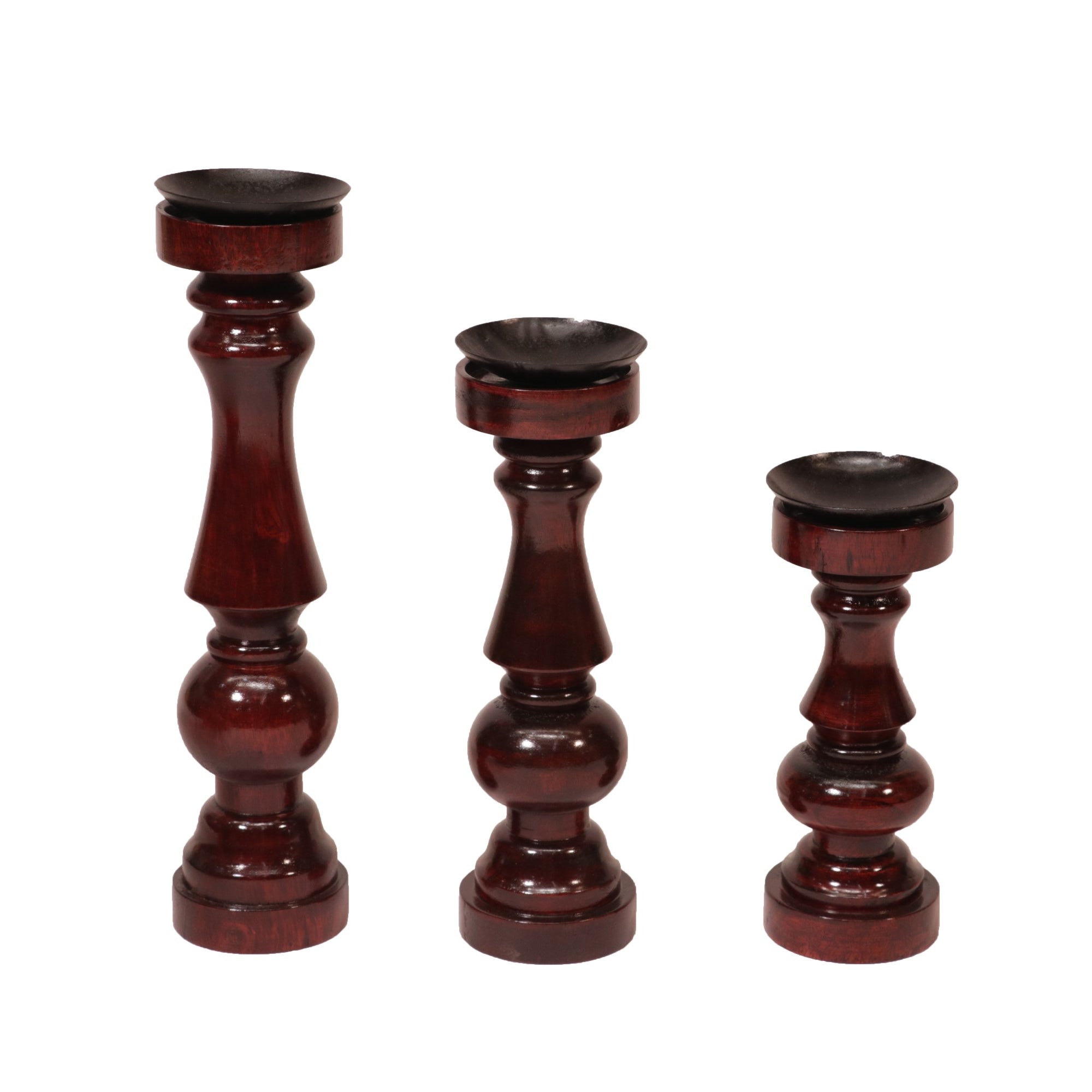 Wooden Risen Sun Candle Holder Candle Holder