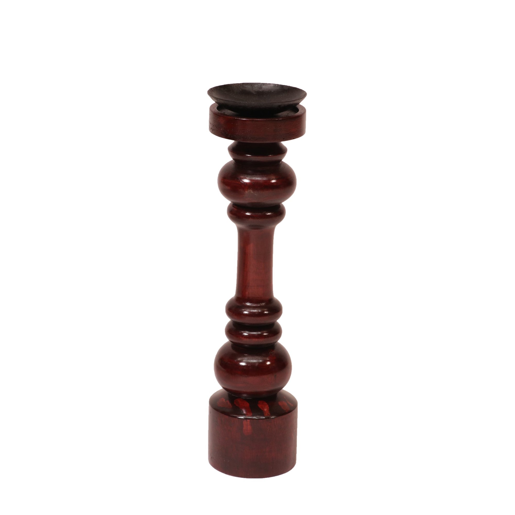 Wooden Double Rings Candle Holder Candle Holder